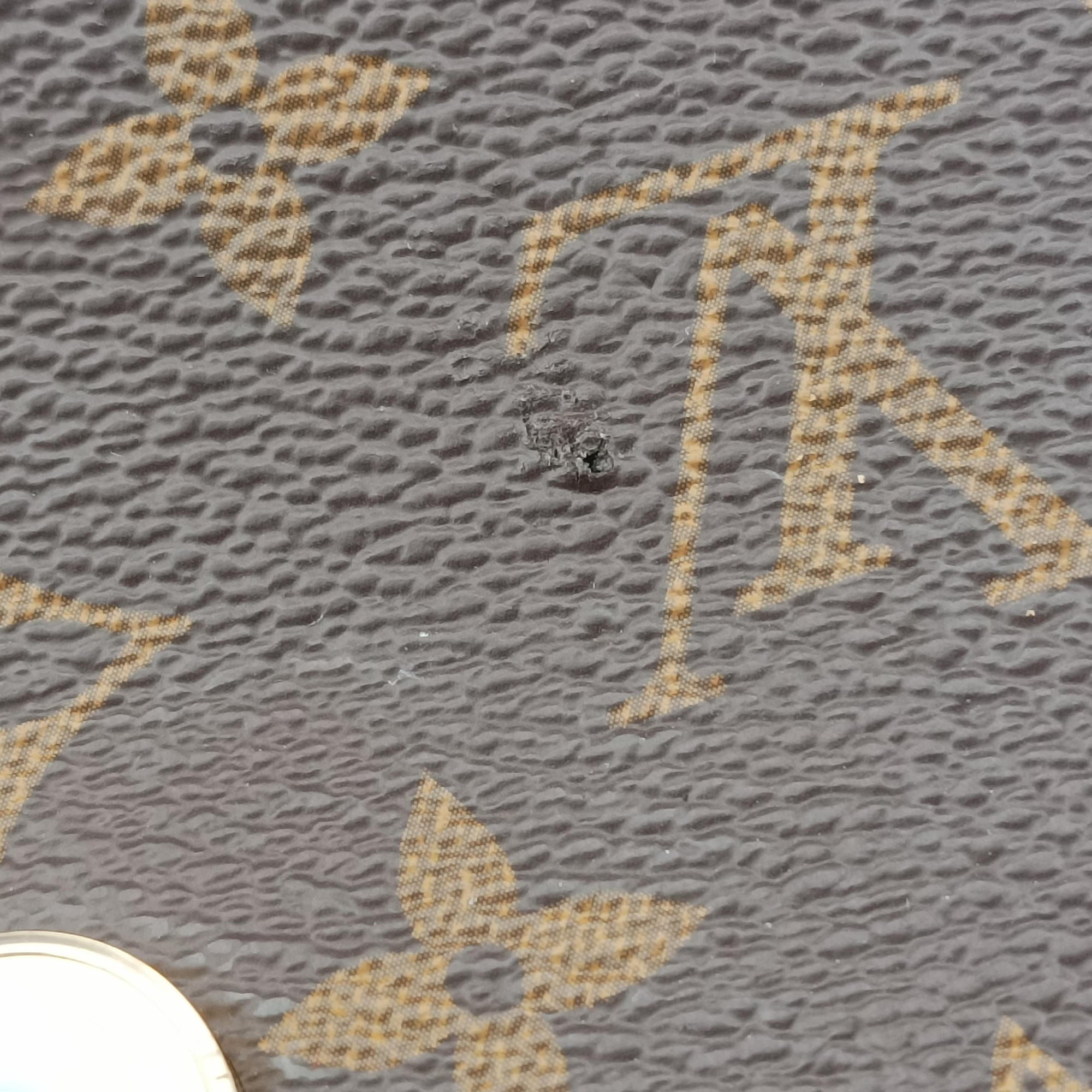 Pre-owned Louis Vuitton Rocky BB Monogram/Brown×Coqulicot Monogram canvas×calf leather M44322 shoulderbag | stylenewstar