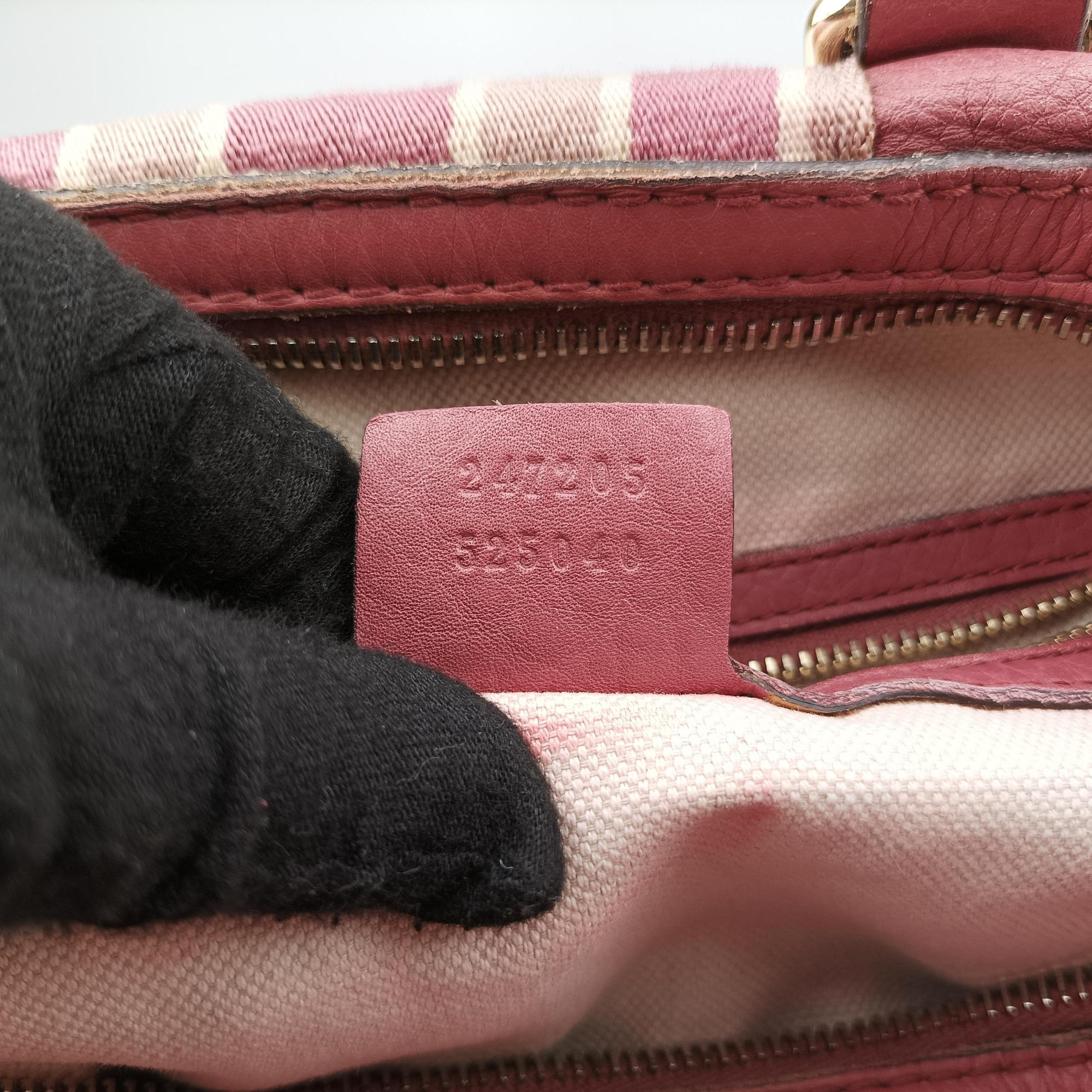 Secondhand Gucci Sherry Line Pink Leather 247205 shoulderbag | stylenewstar