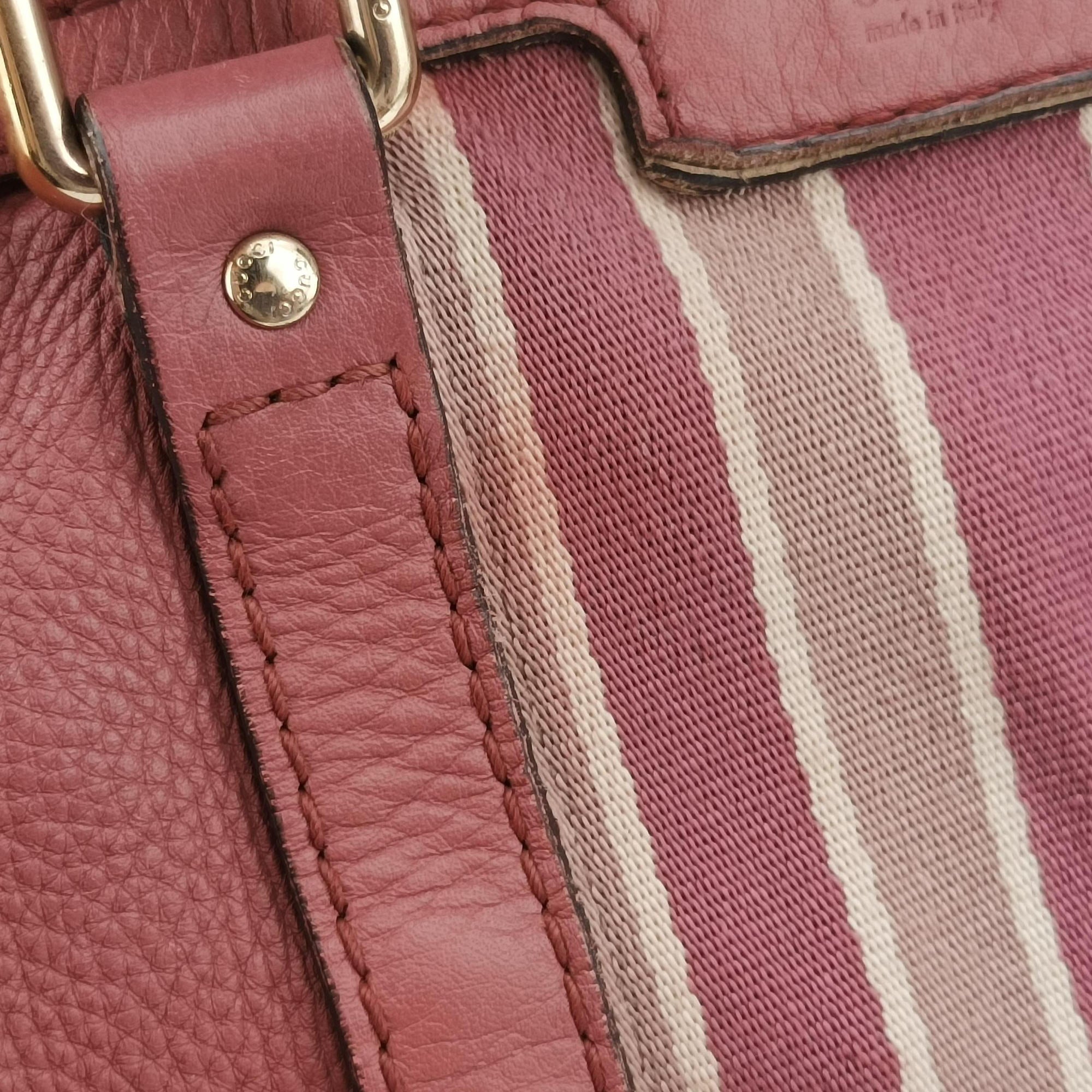 Secondhand Gucci Sherry Line Pink Leather 247205 shoulderbag | stylenewstar