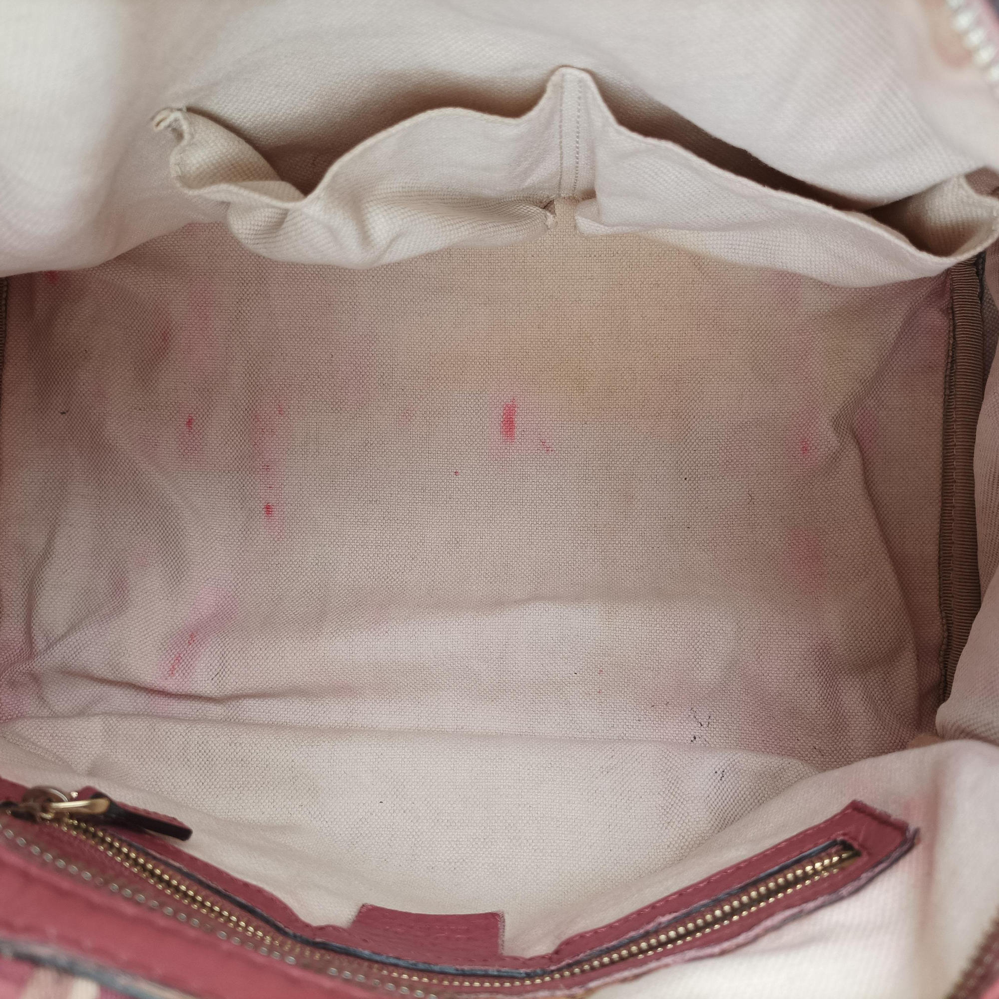 Secondhand Gucci Sherry Line Pink Leather 247205 shoulderbag | stylenewstar