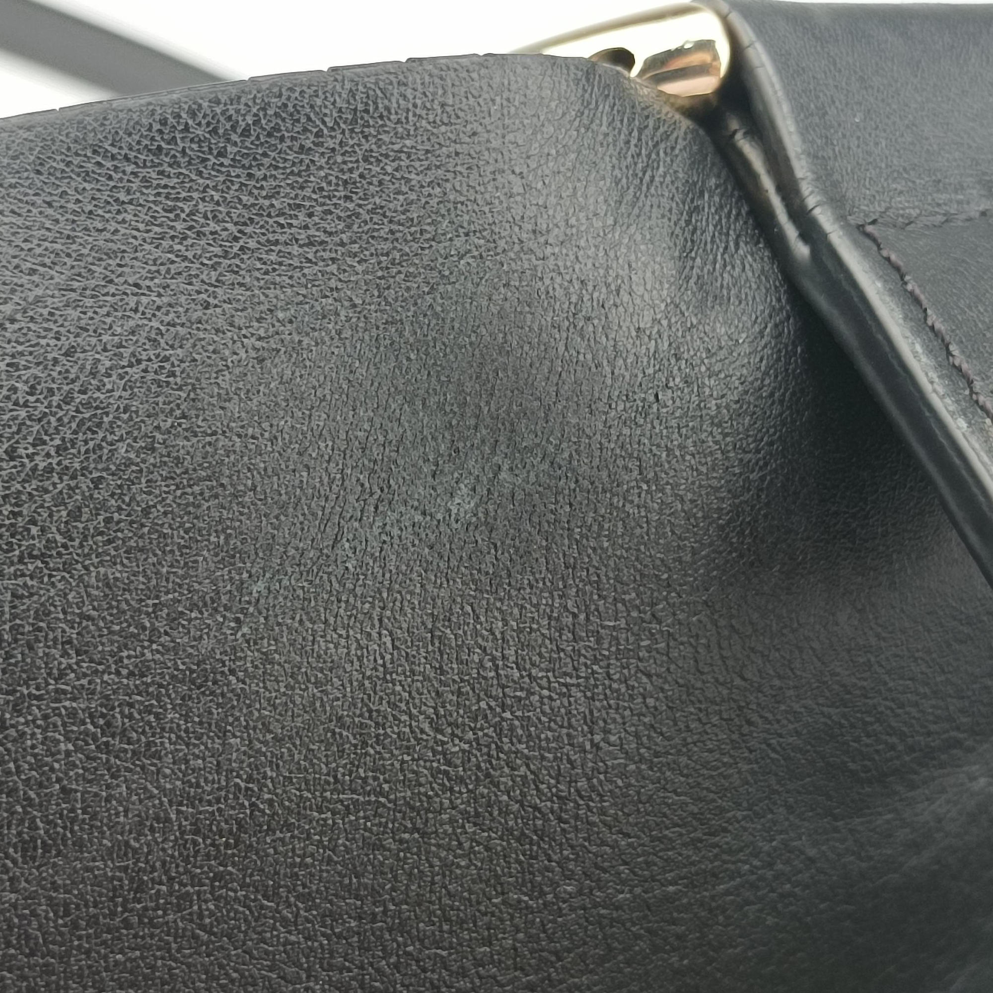 Pre-owned Chloe FAYE Black Leather×suede  shoulderbag | stylenewstar