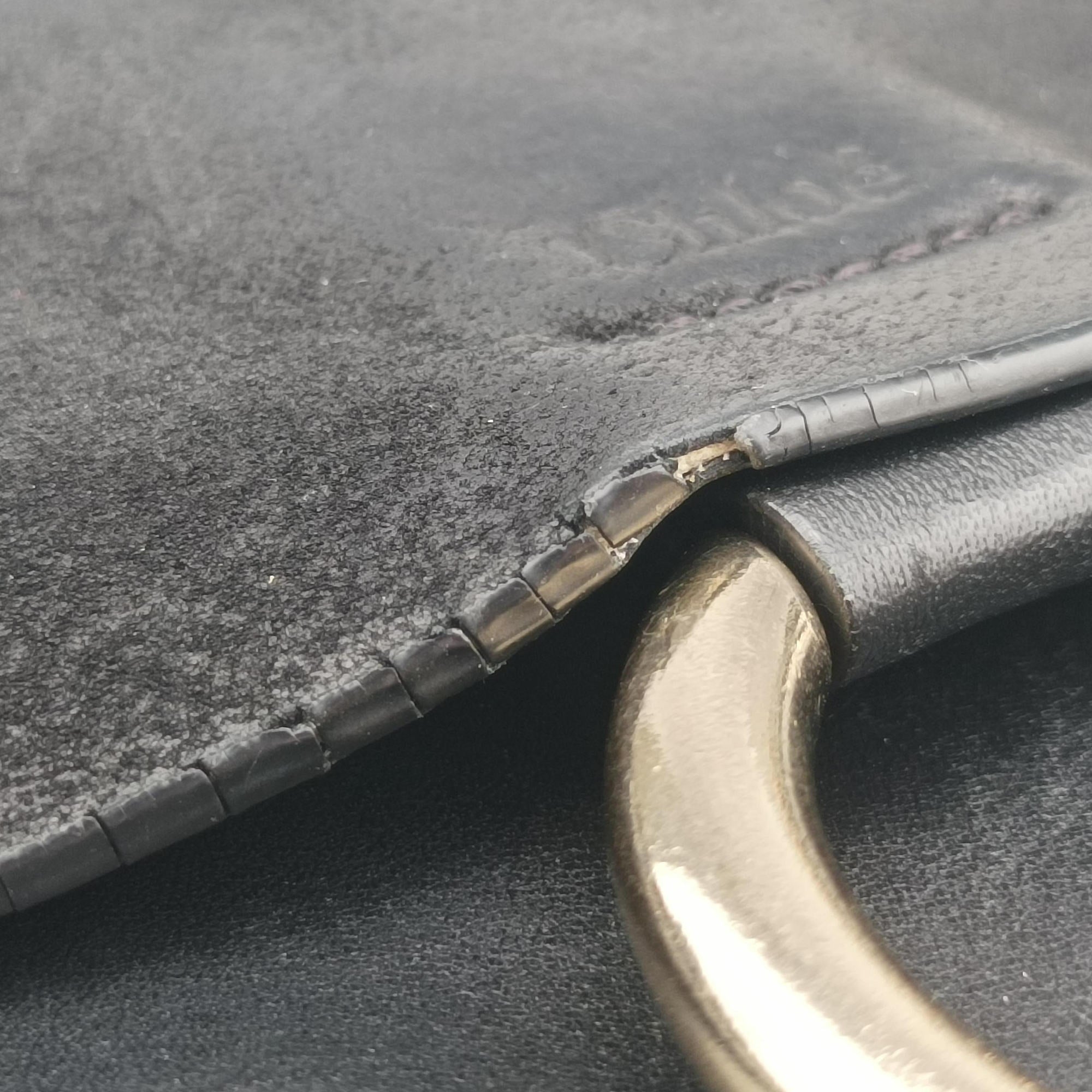 Pre-owned Chloe FAYE Black Leather×suede  shoulderbag | stylenewstar