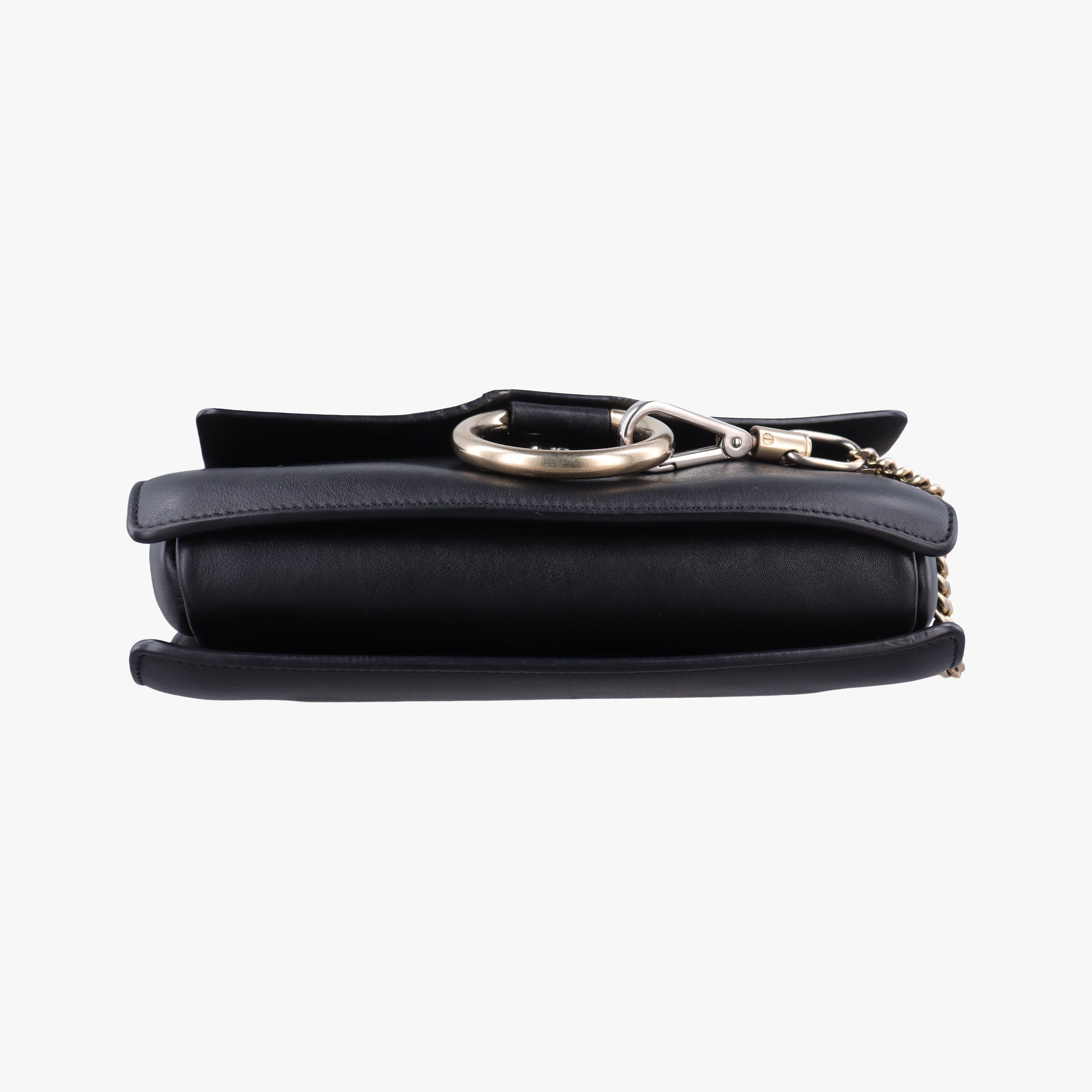 Pre-owned Chloe FAYE Black Leather×suede  shoulderbag | stylenewstar