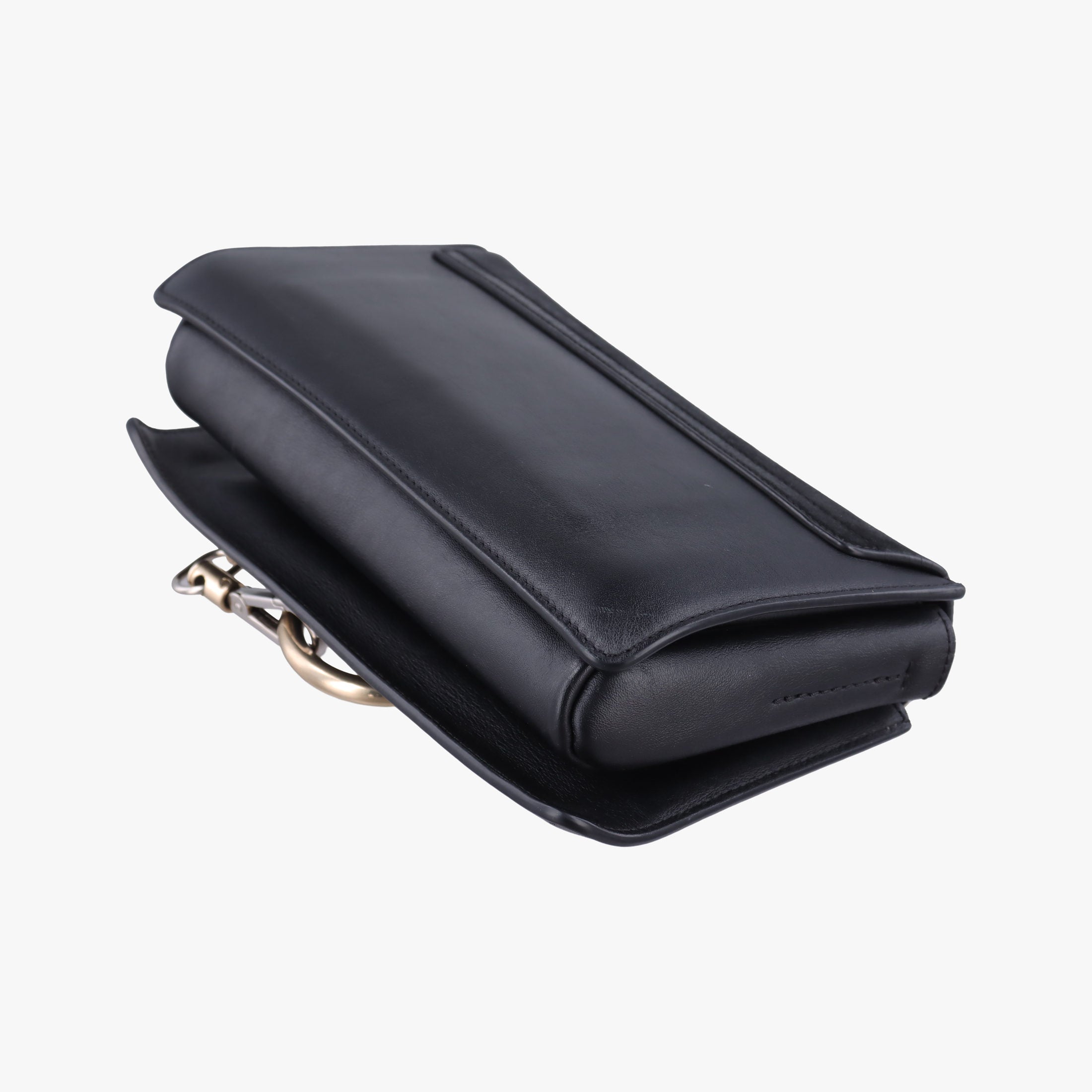 Pre-owned Chloe FAYE Black Leather×suede  shoulderbag | stylenewstar