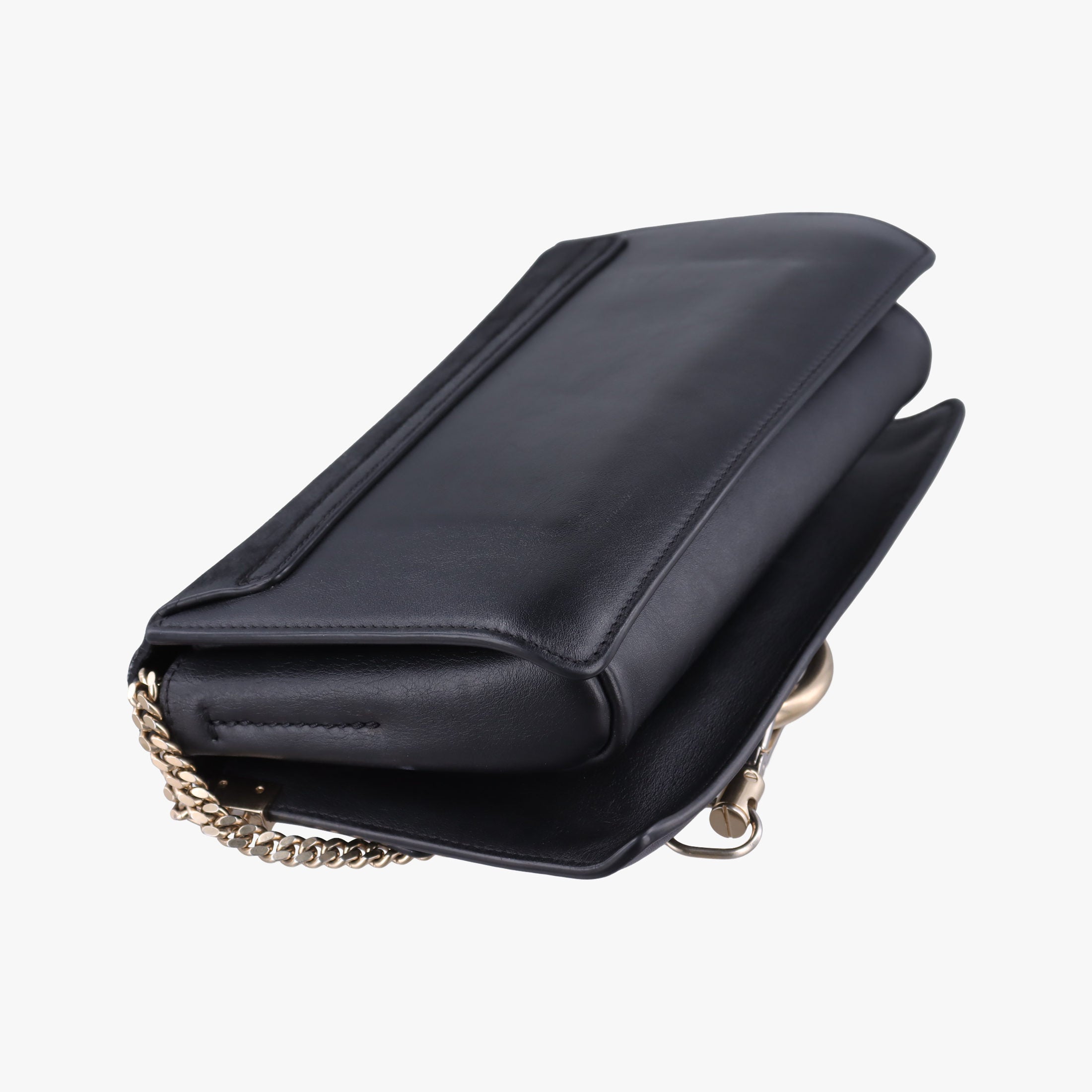 Pre-owned Chloe FAYE Black Leather×suede  shoulderbag | stylenewstar