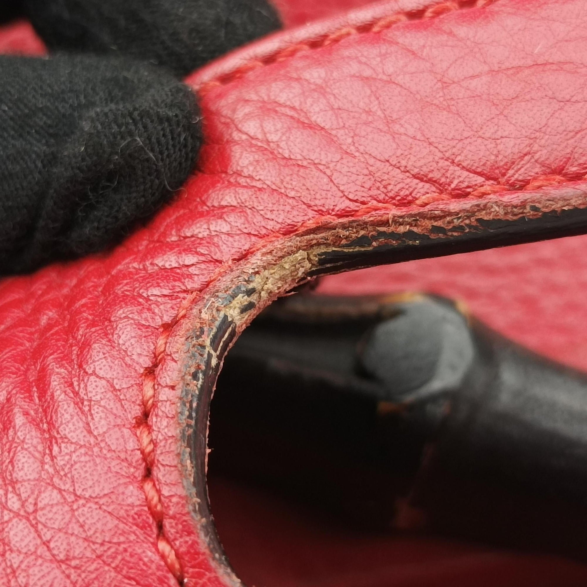 Vintage Gucci Bamboo Daily Red Leather 370831 shoulderbag | stylenewstar
