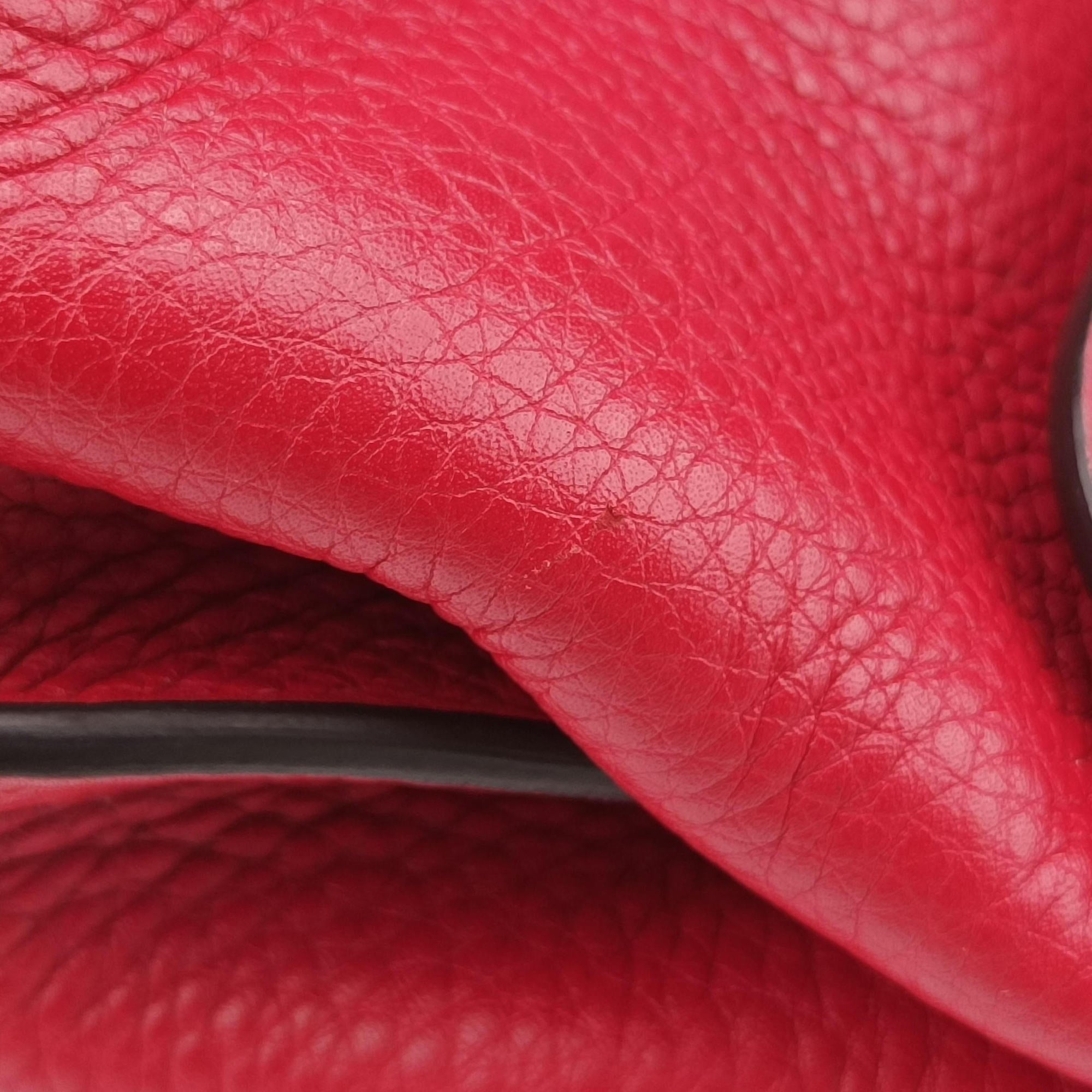 Vintage Gucci Bamboo Daily Red Leather 370831 shoulderbag | stylenewstar