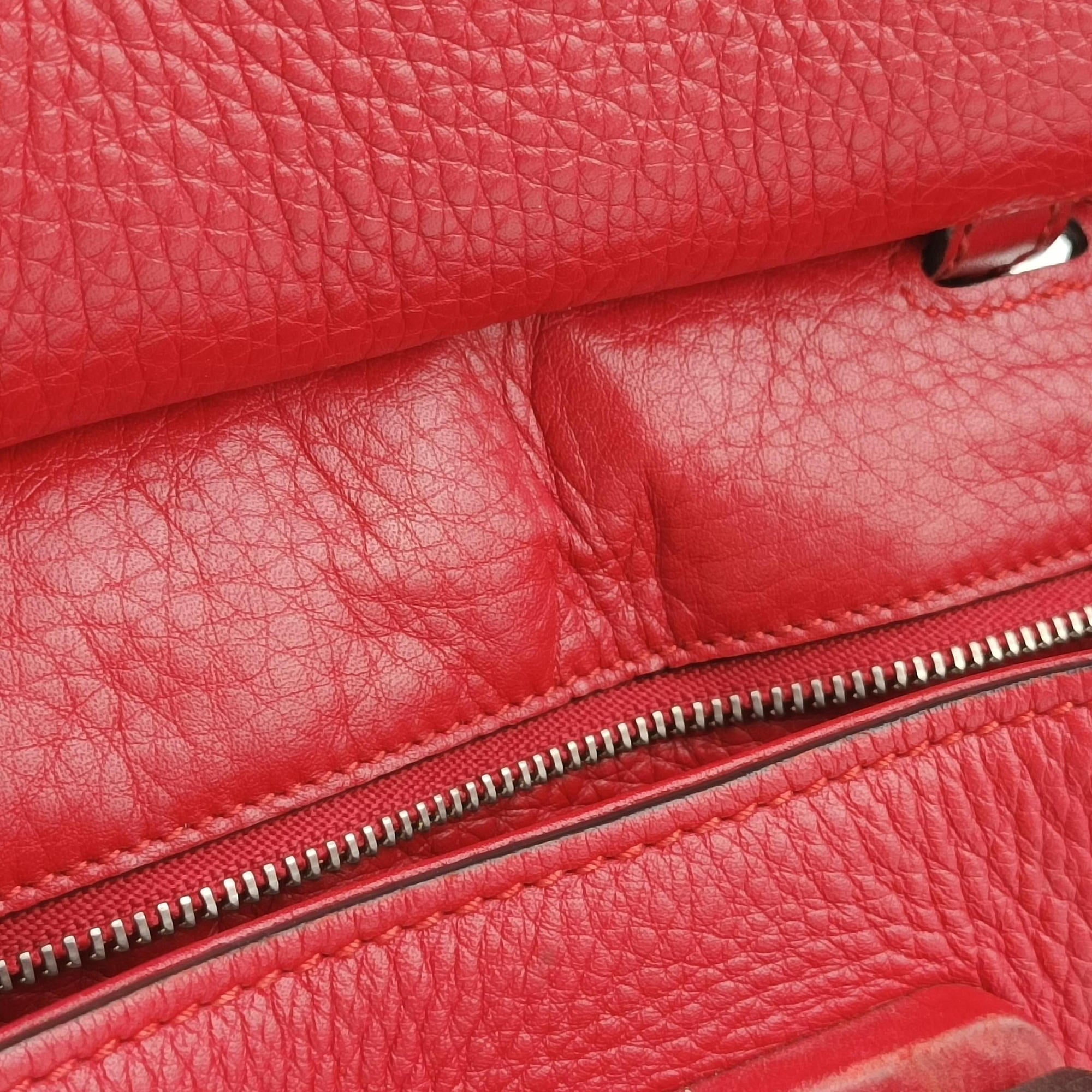 Vintage Gucci Bamboo Daily Red Leather 370831 shoulderbag | stylenewstar