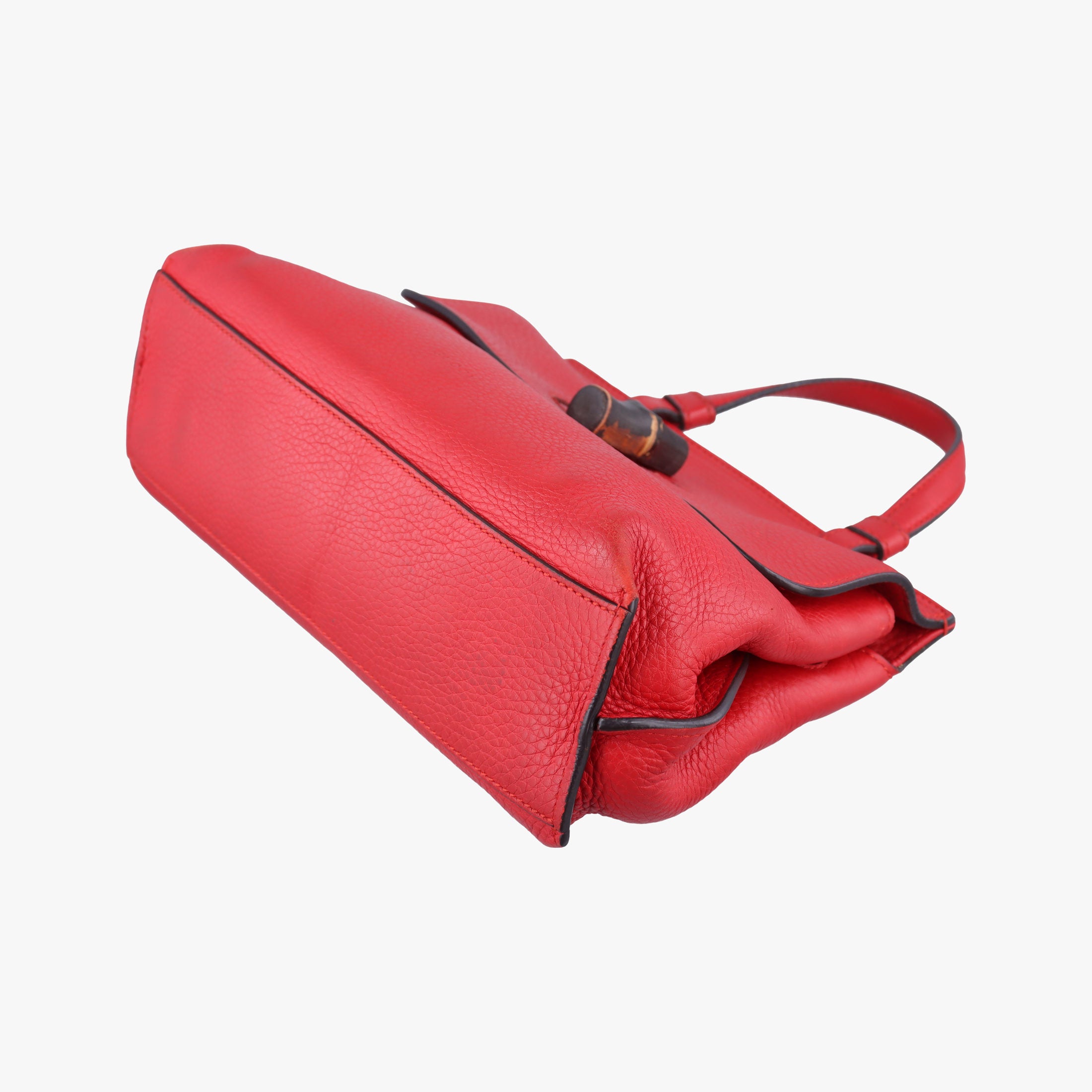 Vintage Gucci Bamboo Daily Red Leather 370831 shoulderbag | stylenewstar