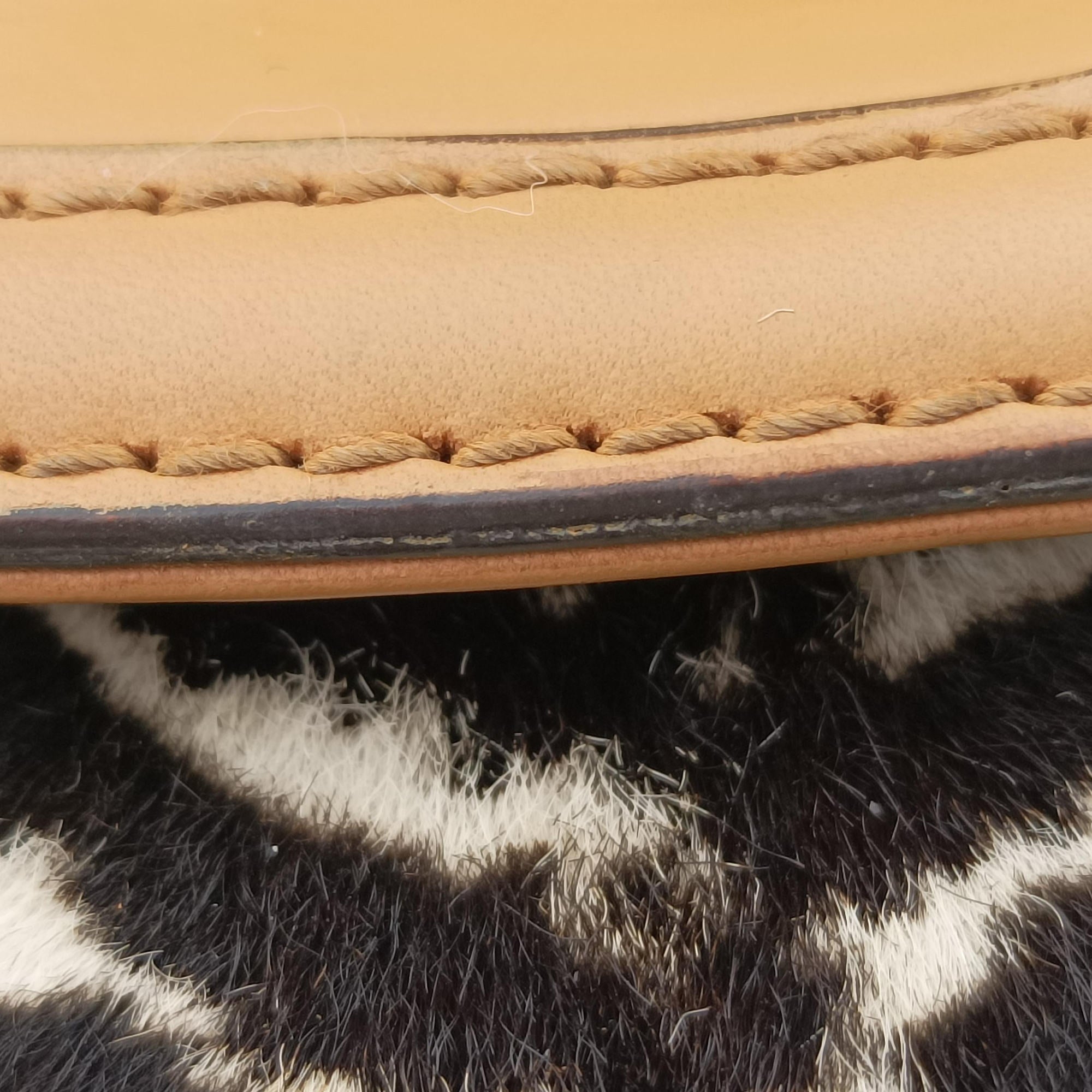 Pre-owned Gucci New Bamboo Multicolour ponyhair ×leather 254884 shoulderbag | stylenewstar