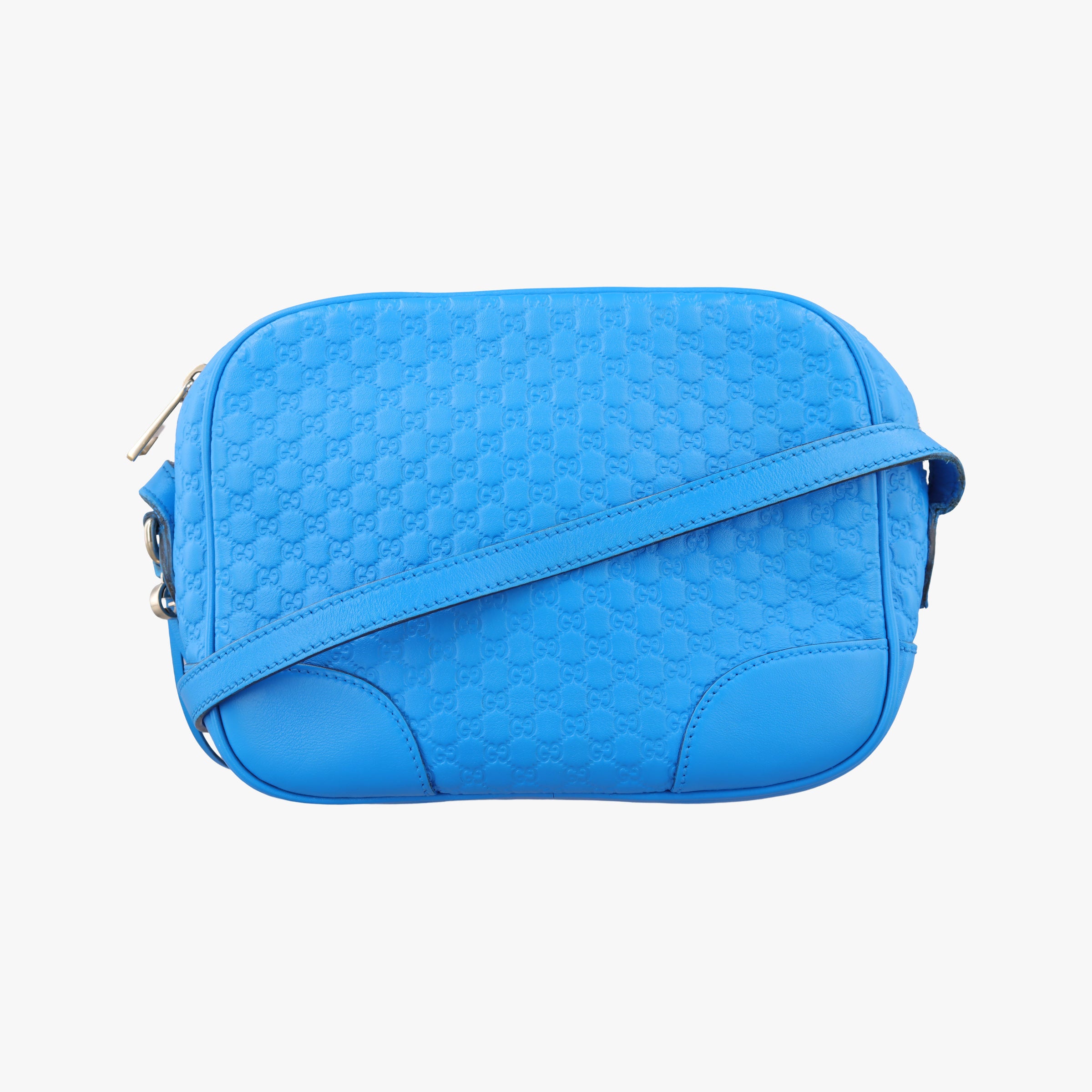 Secondhand Gucci Bree Microguccissima Blue Leather 449413 shoulderbag | stylenewstar