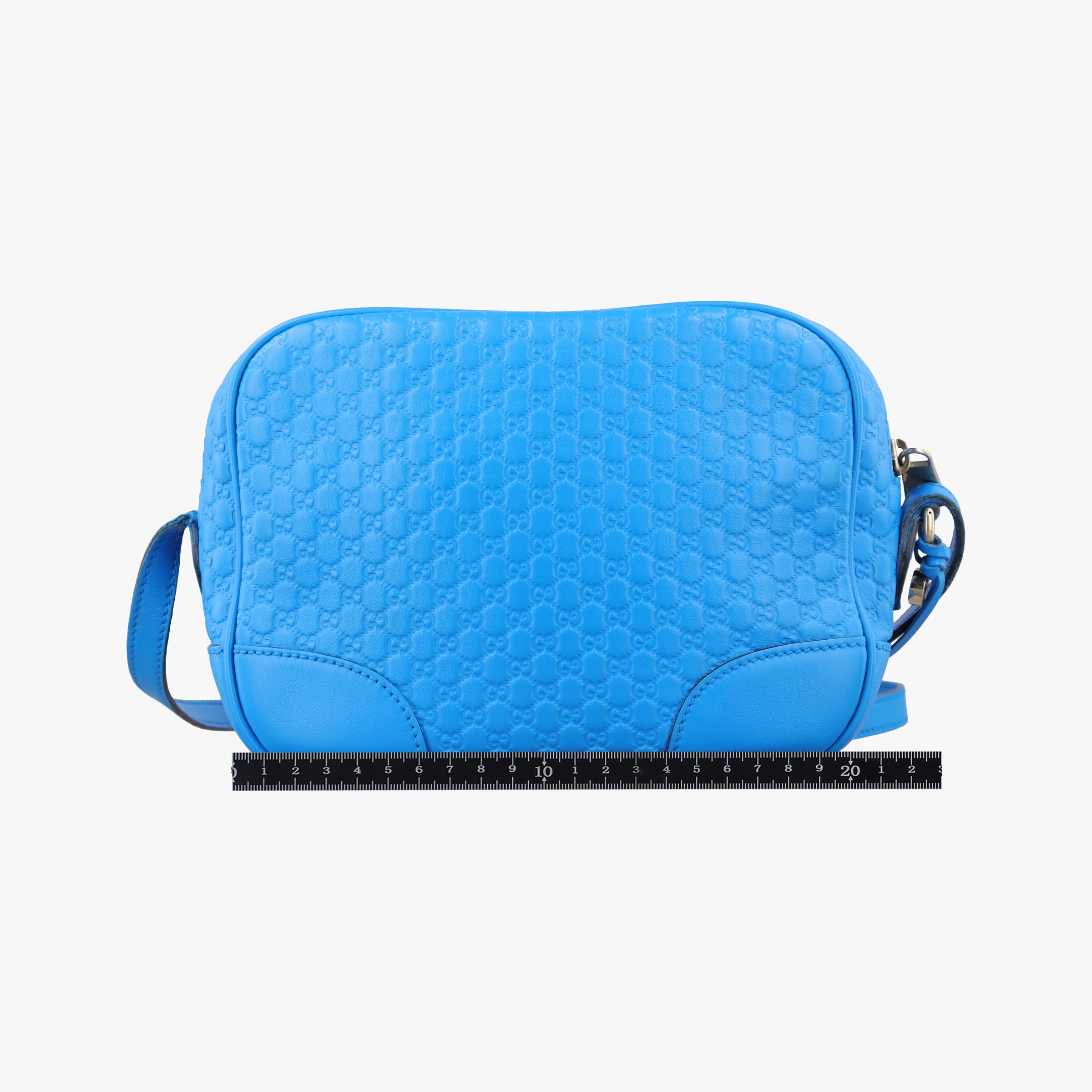 Secondhand Gucci Bree Microguccissima Blue Leather 449413 shoulderbag | stylenewstar