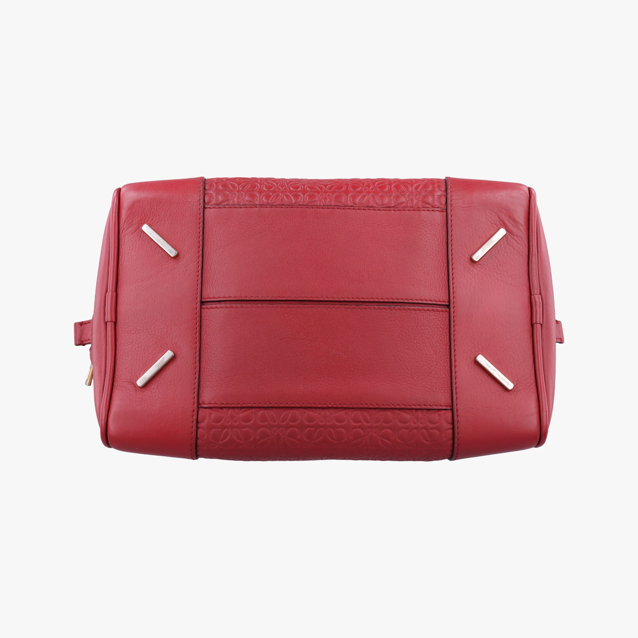 Vintage Loewe Amazona 75 Red Leather 301 55 L01 shoulderbag | stylenewstar