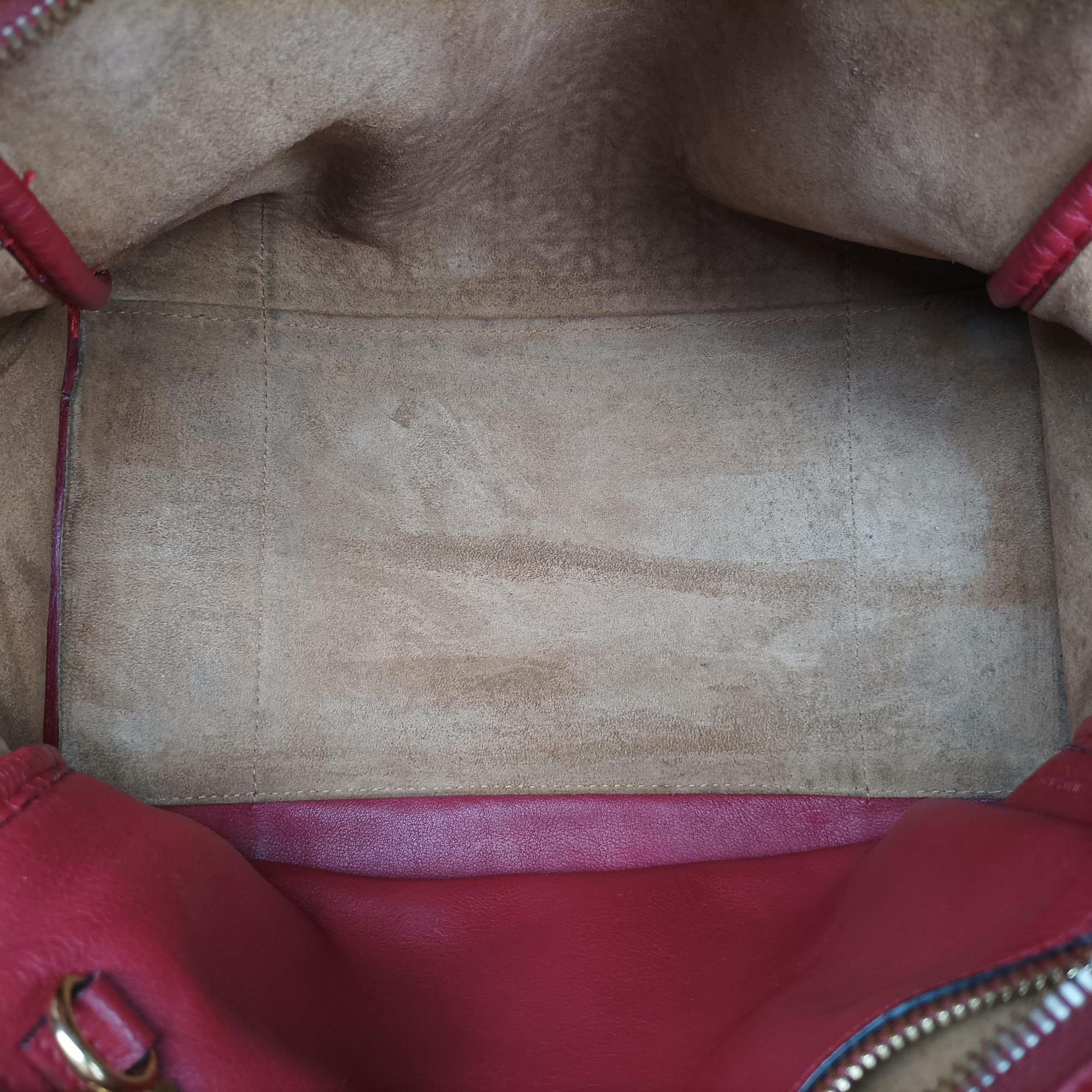 Vintage Loewe Amazona 75 Red Leather 301 55 L01 shoulderbag | stylenewstar
