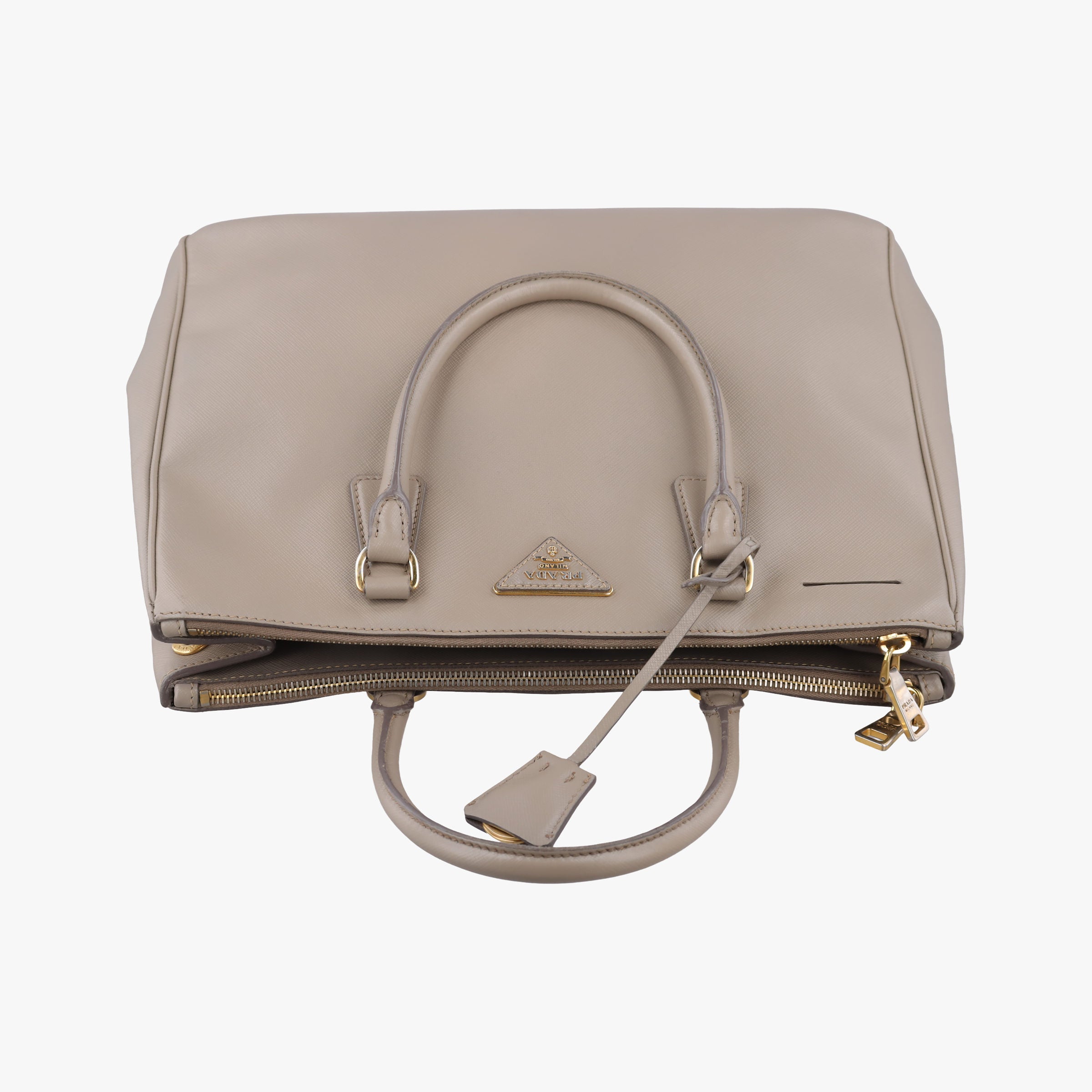 Secondhand Prada Galleria beige SAFFIANO Leather BN2274 handbag | stylenewstar