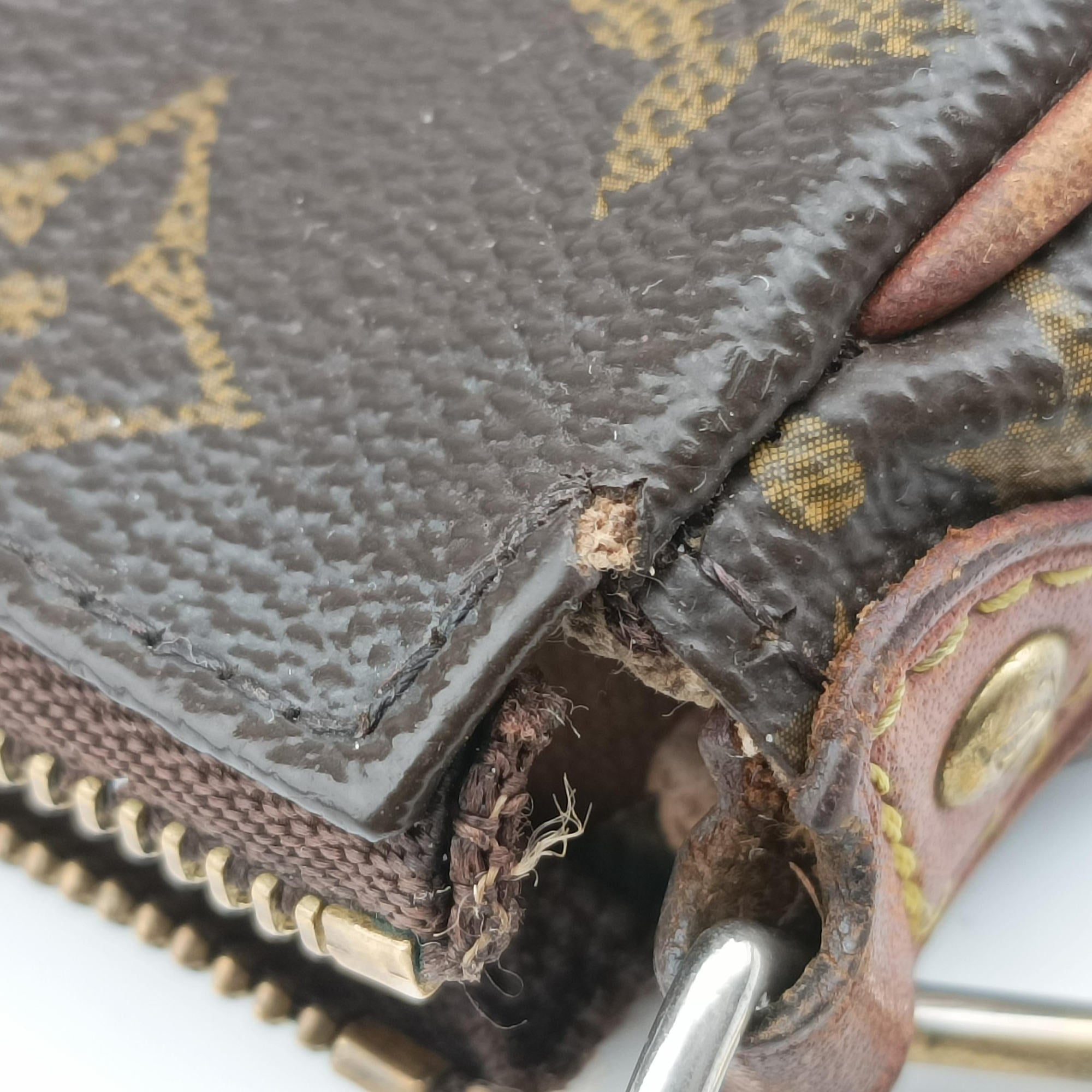 Pre-owned Louis Vuitton EVA brown Monogram Canvas M95567 shoulderbag | stylenewstar