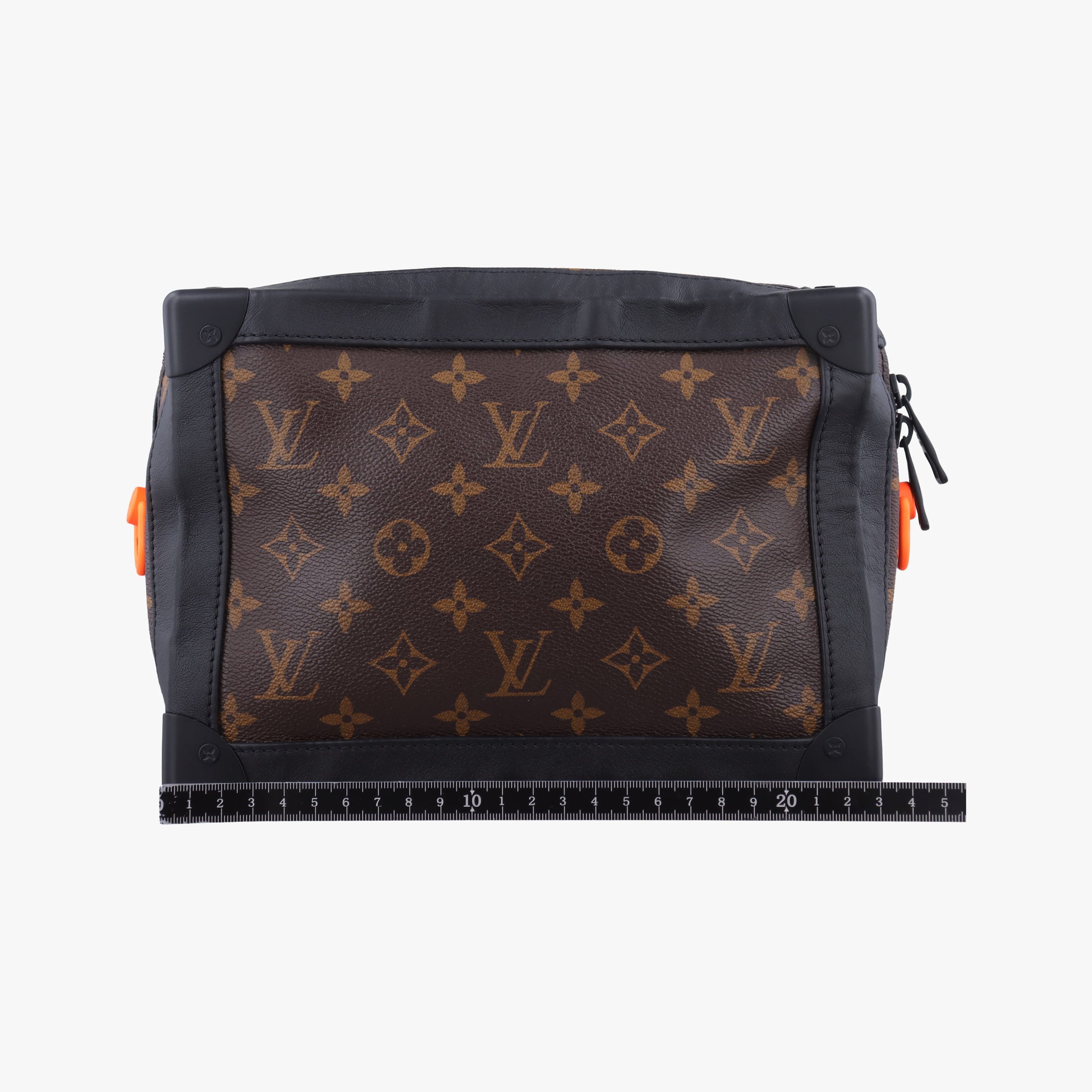 Pre-owned Louis Vuitton Solar Ray Soft Trunk brown×black Monogram Canvas×calf leather M44478 shoulderbag | stylenewstar