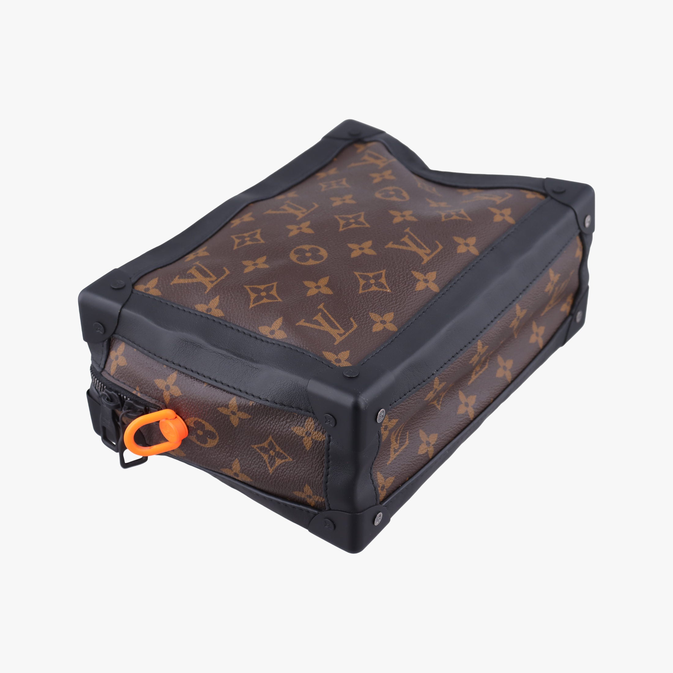 Pre-owned Louis Vuitton Solar Ray Soft Trunk brown×black Monogram Canvas×calf leather M44478 shoulderbag | stylenewstar