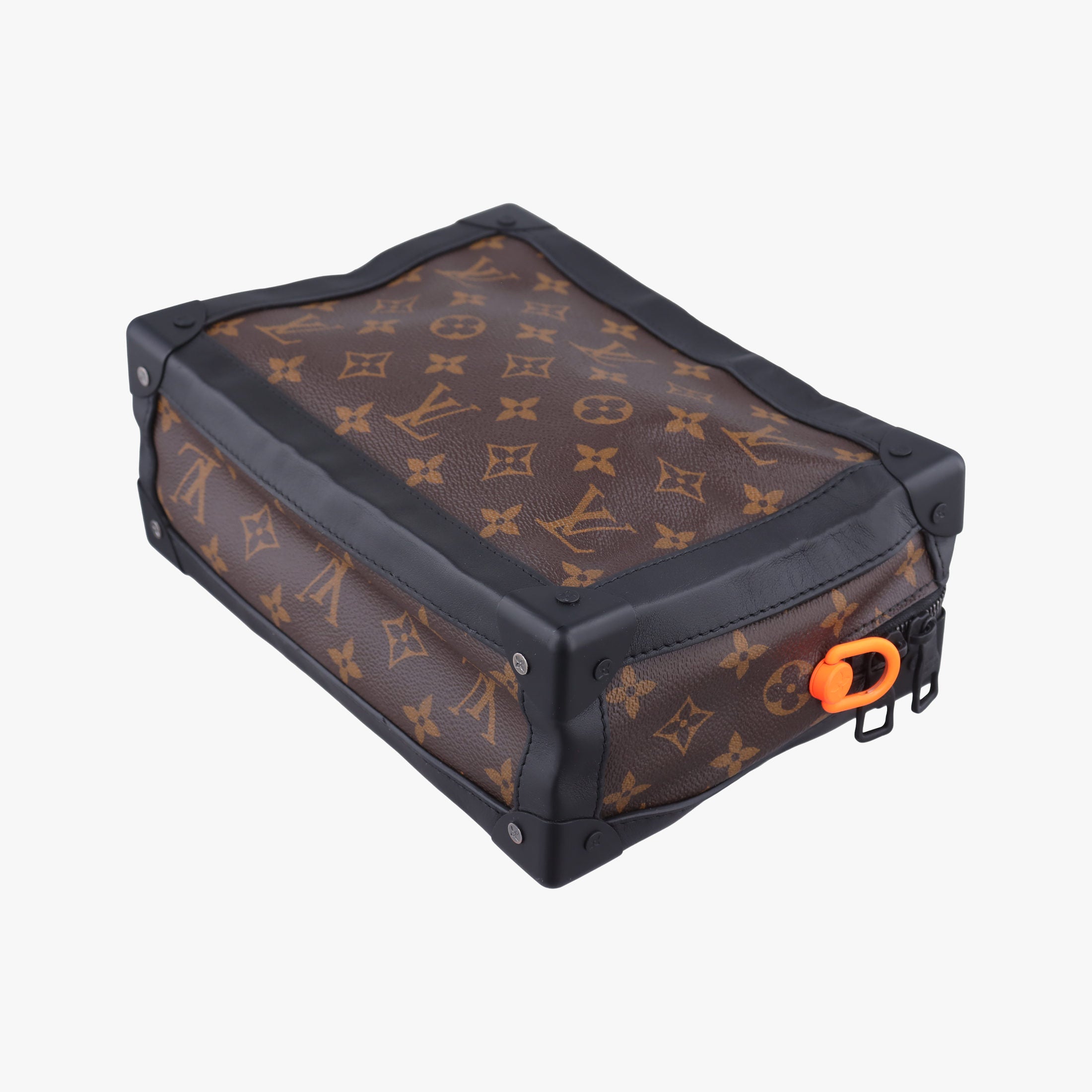 Pre-owned Louis Vuitton Solar Ray Soft Trunk brown×black Monogram Canvas×calf leather M44478 shoulderbag | stylenewstar