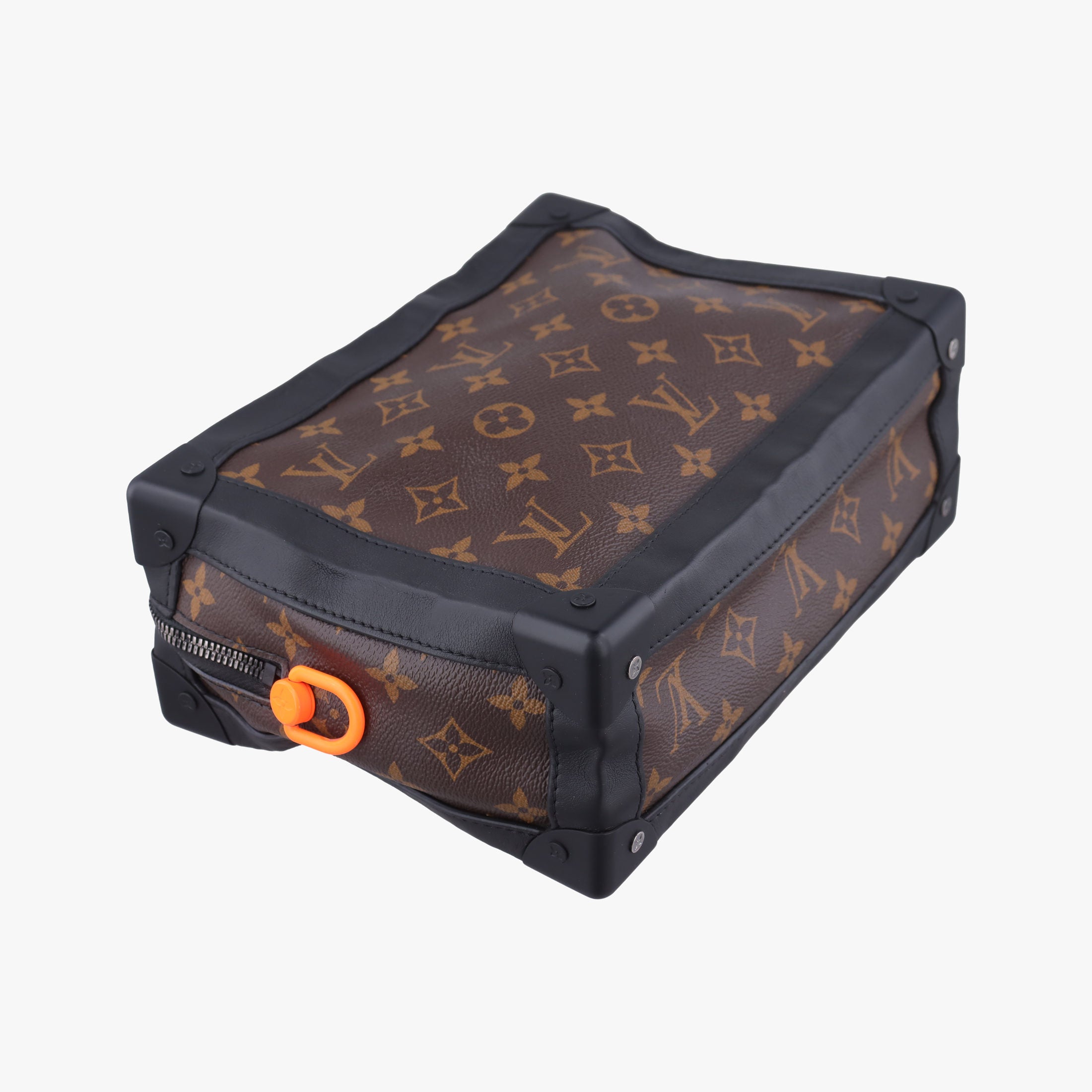 Pre-owned Louis Vuitton Solar Ray Soft Trunk brown×black Monogram Canvas×calf leather M44478 shoulderbag | stylenewstar