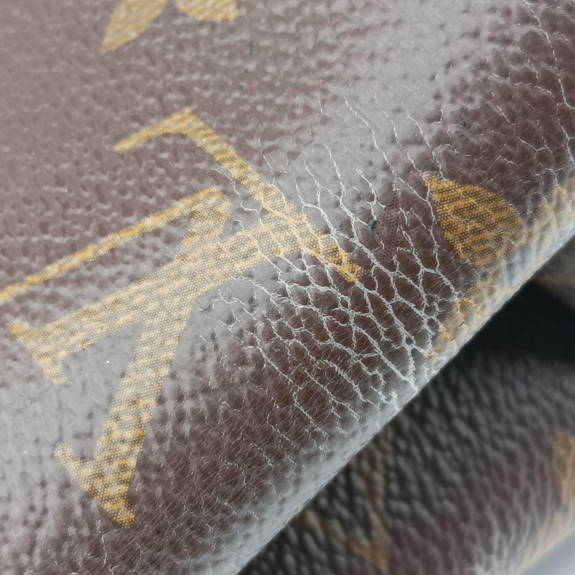 Pre-owned Louis Vuitton One-handle Flap MM　　 brown×black Monogram Canvas×calf leather M43125 shoulderbag | stylenewstar