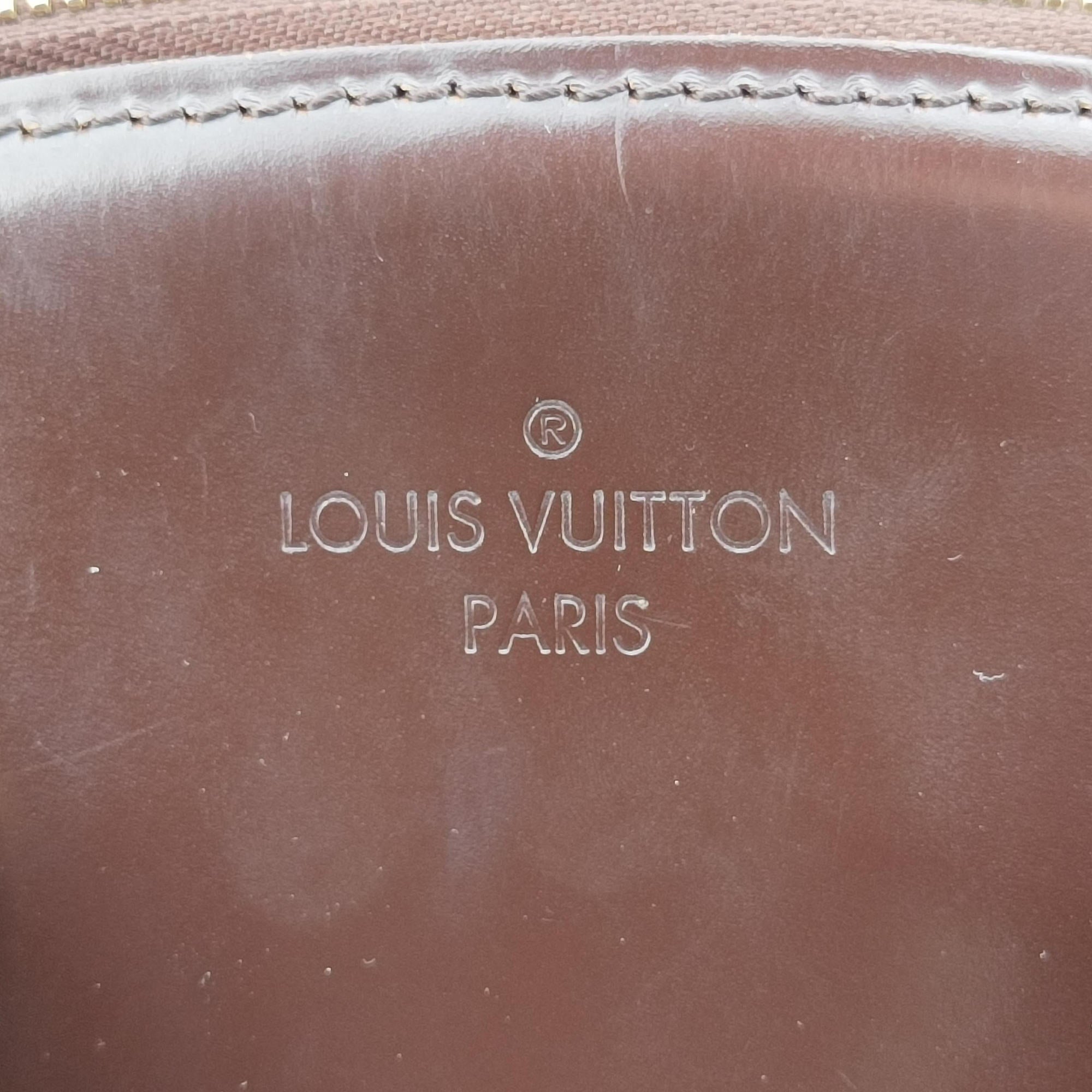 Pre-owned Louis Vuitton VERONA MM EBENE Damier Canvas N41118 shoulderbag | stylenewstar
