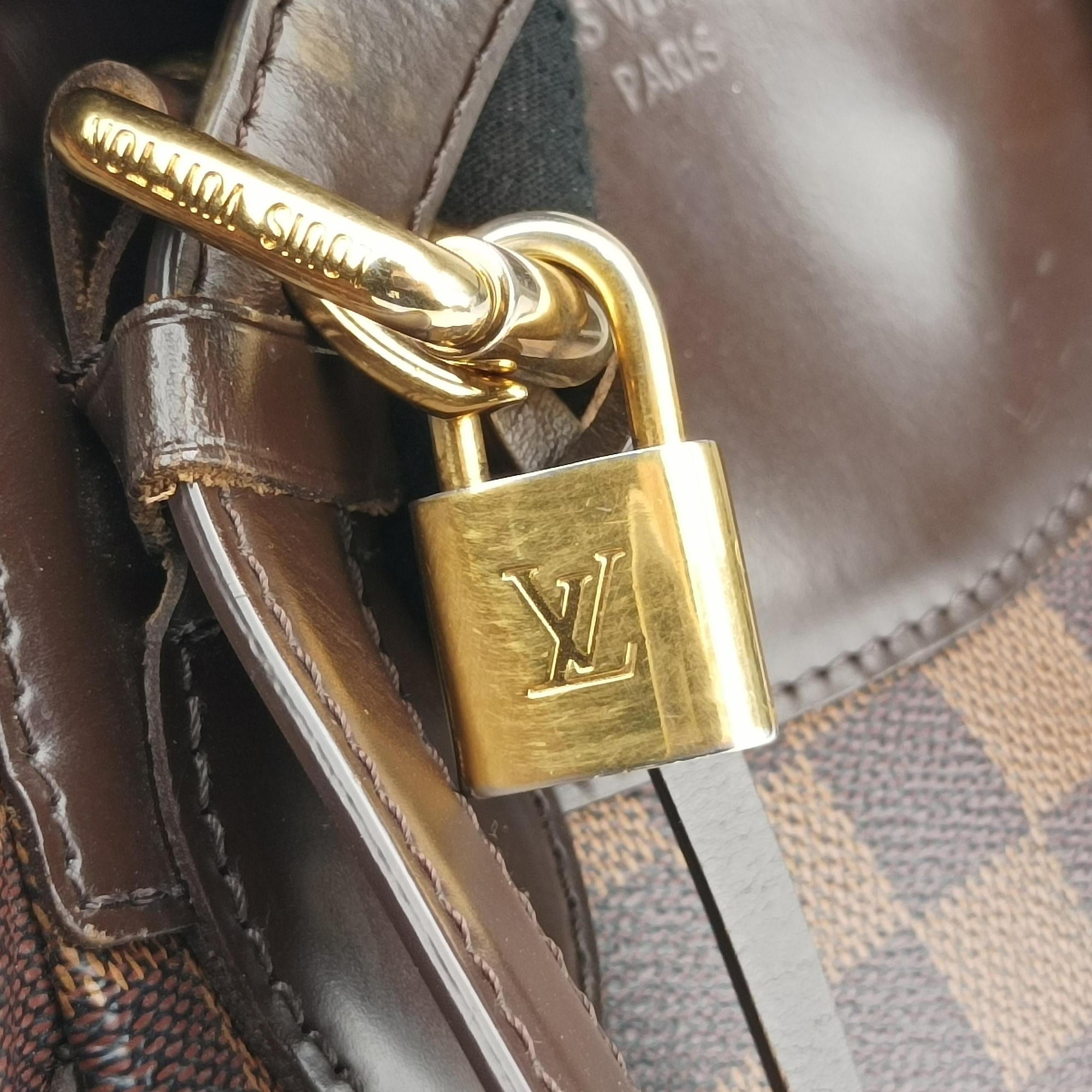 Pre-owned Louis Vuitton VERONA MM EBENE Damier Canvas N41118 shoulderbag | stylenewstar