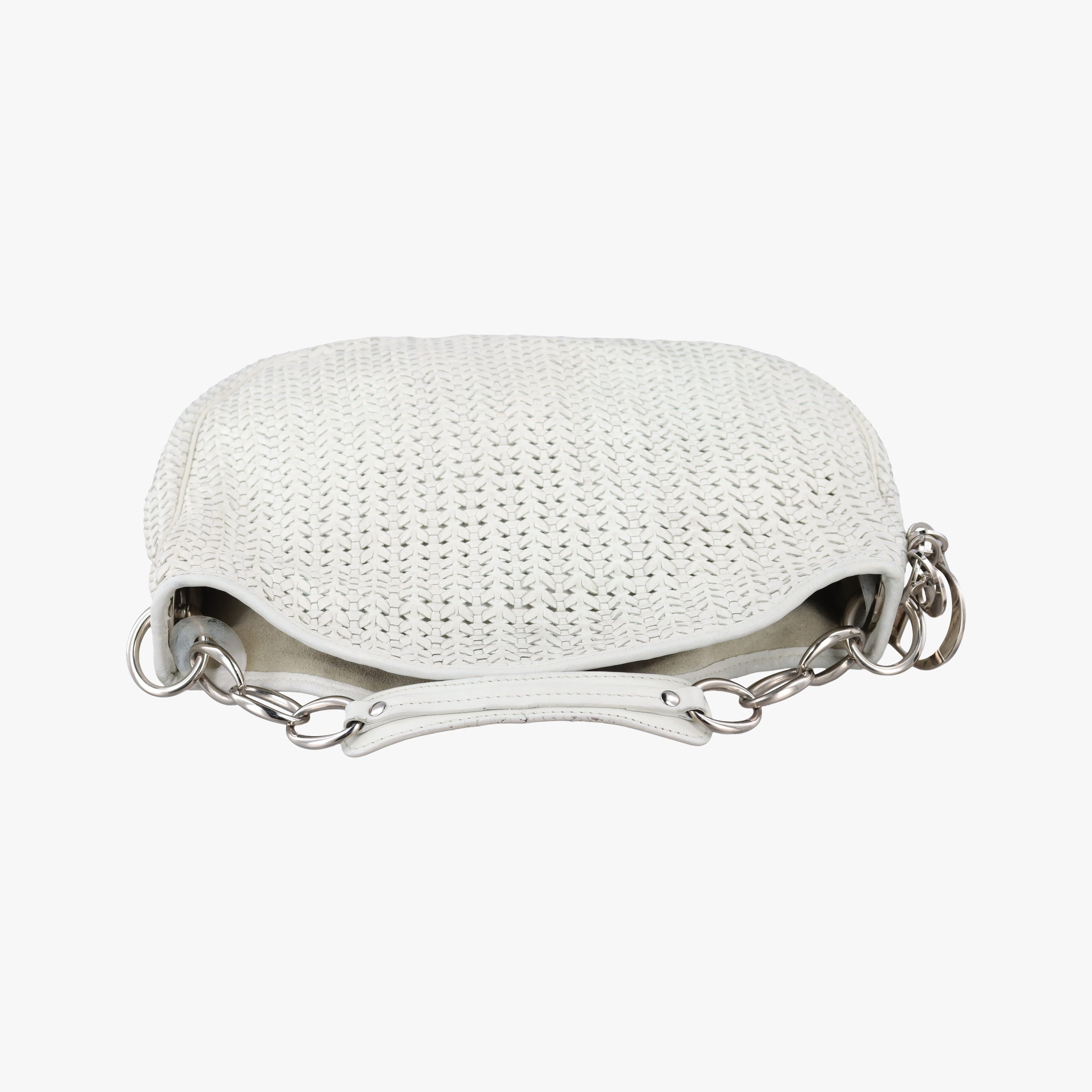 Pre-owned Christian Dior Soft lady dior hobo White lambskin  handbag | stylenewstar