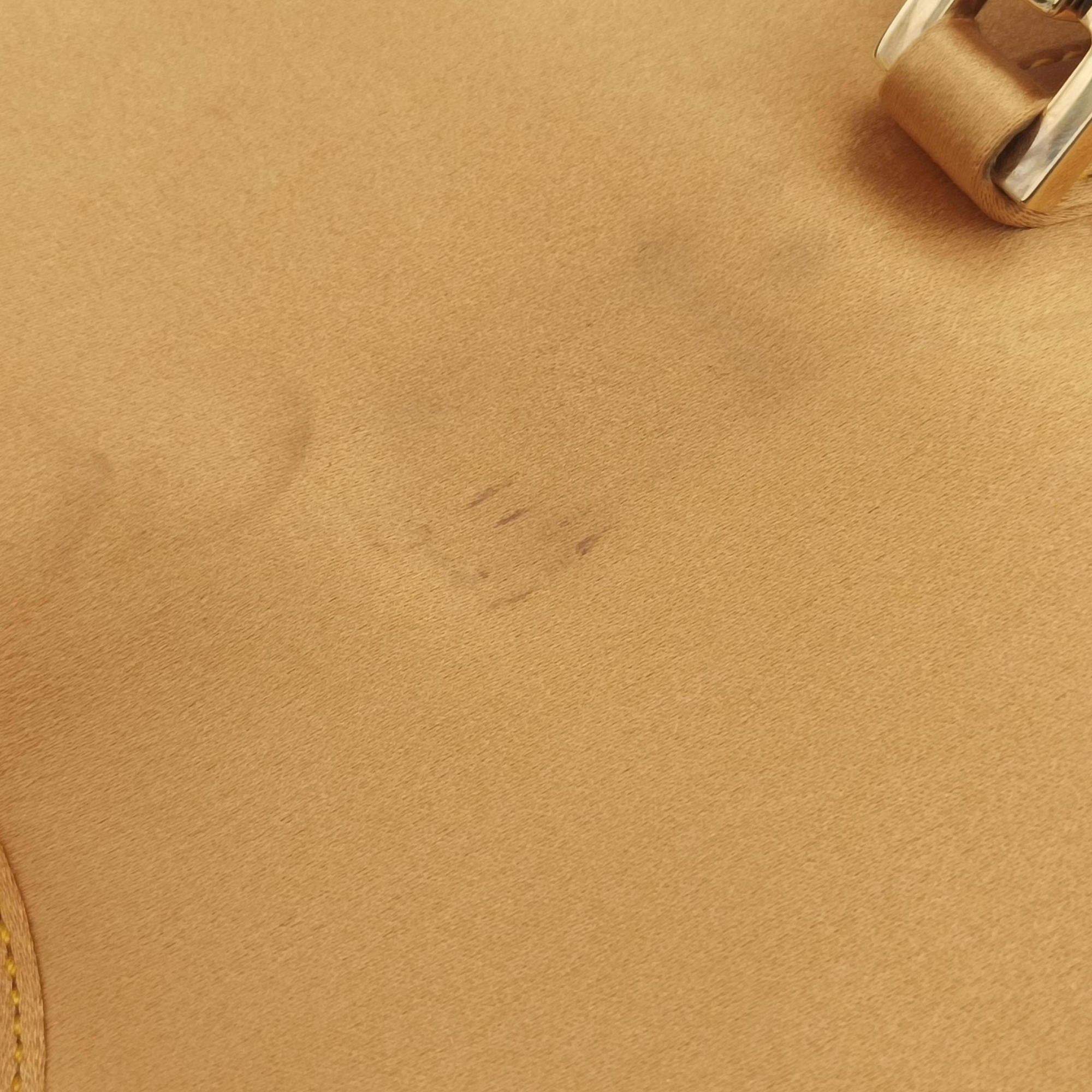Secondhand Gucci Jackie Golden silk  handbag | stylenewstar
