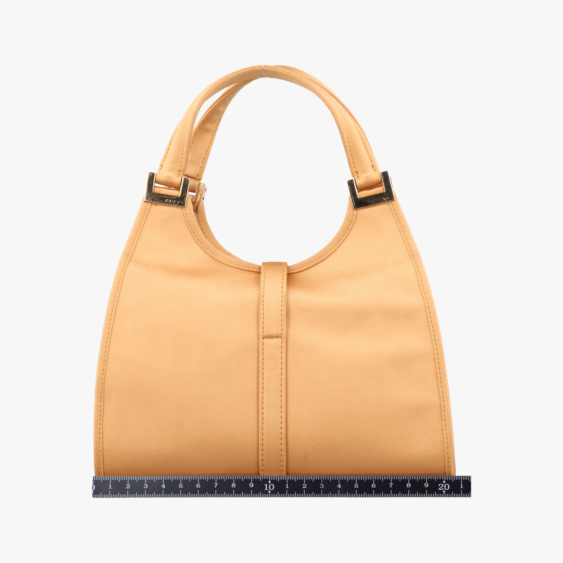 Secondhand Gucci Jackie Golden silk  handbag | stylenewstar