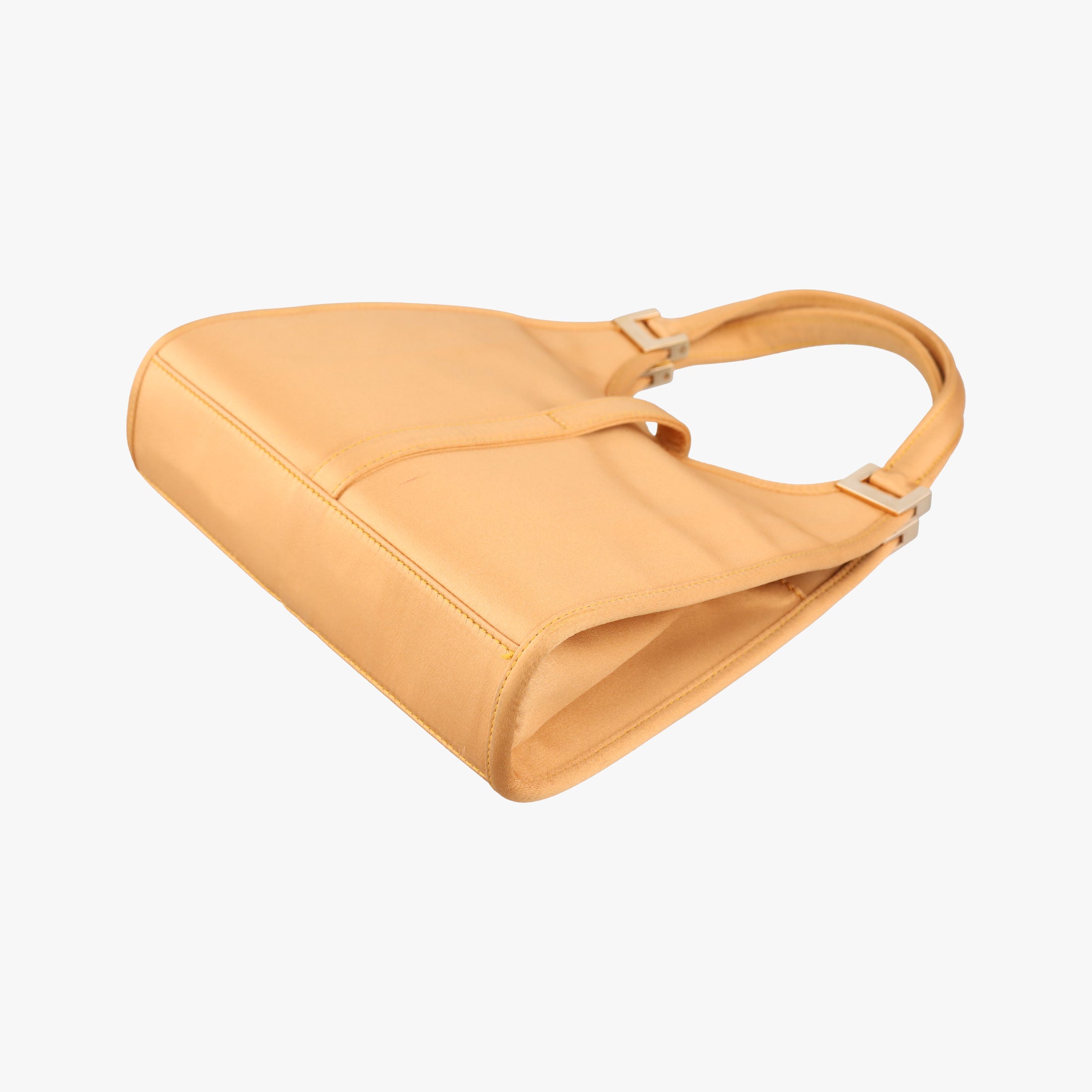 Secondhand Gucci Jackie Golden silk  handbag | stylenewstar