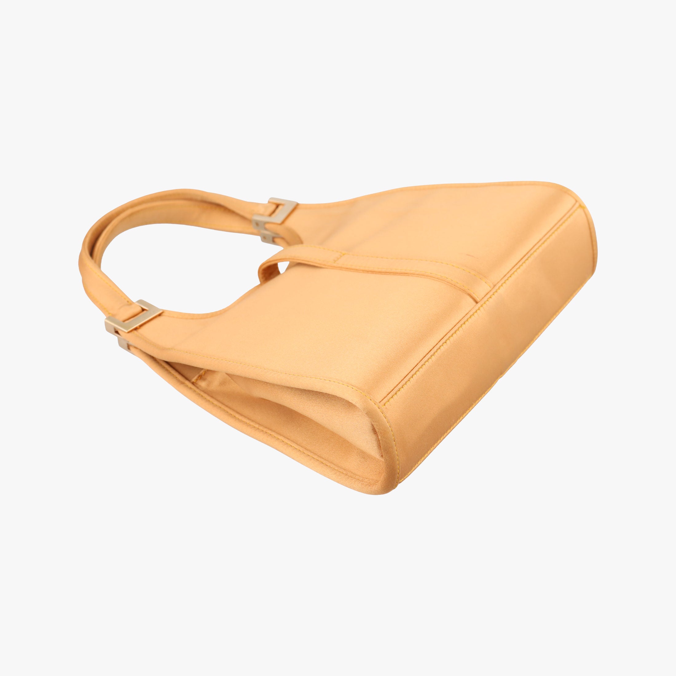 Secondhand Gucci Jackie Golden silk  handbag | stylenewstar