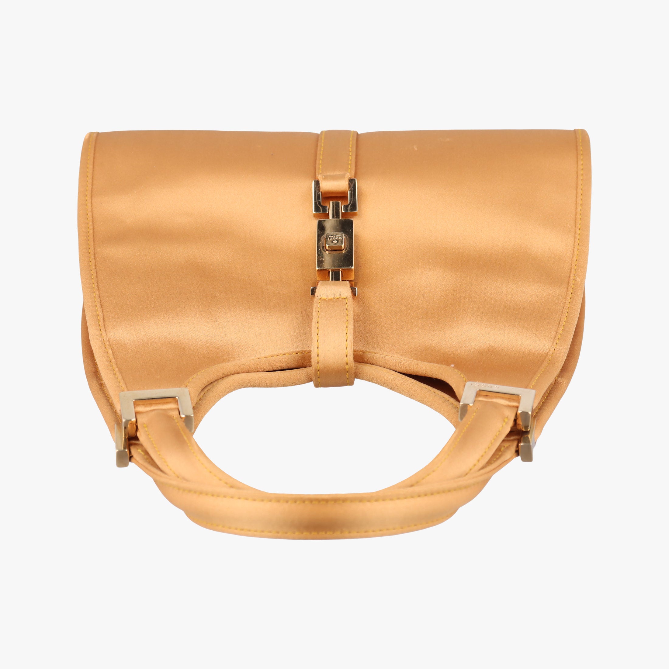 Secondhand Gucci Jackie Golden silk  handbag | stylenewstar