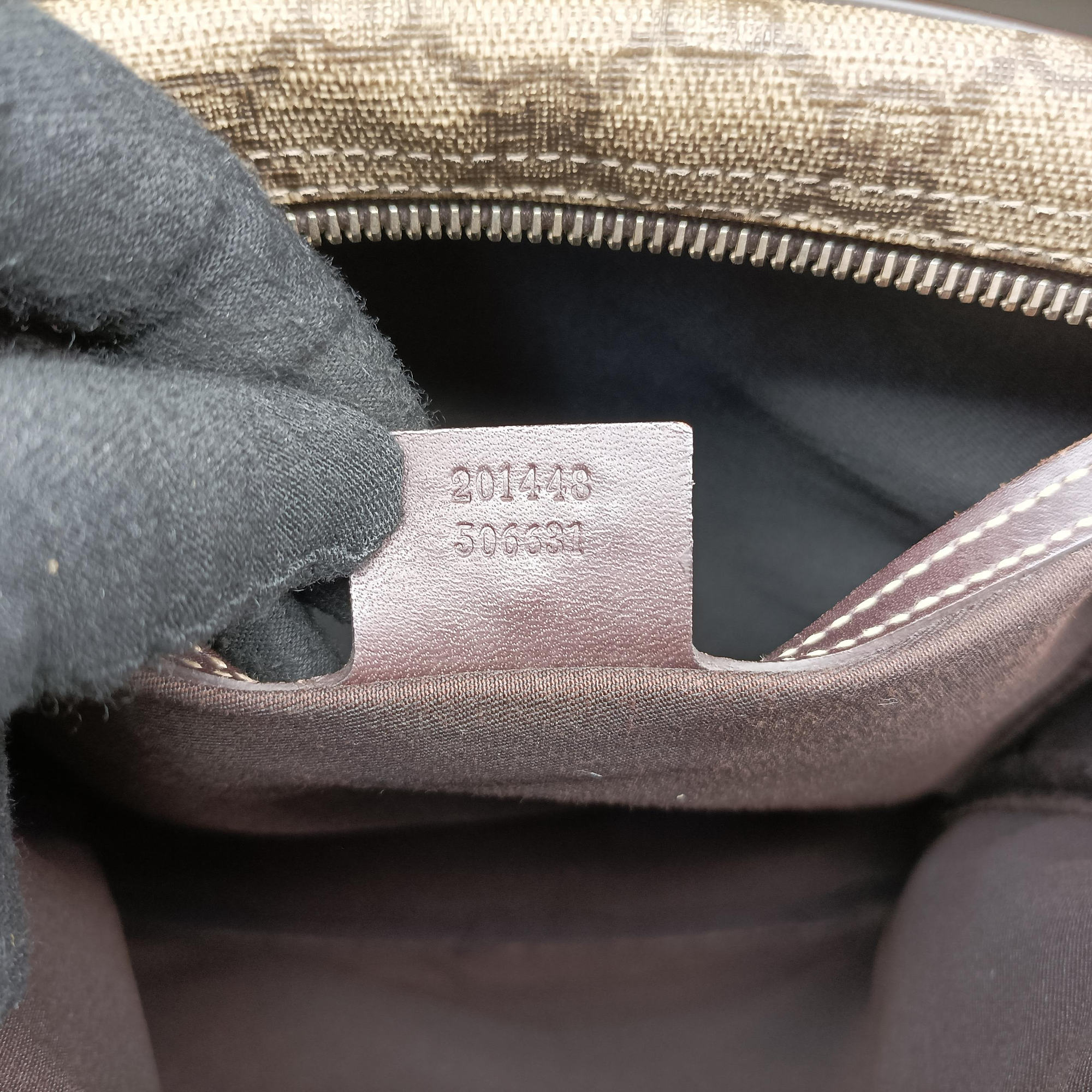 Pre-owned Gucci GG Supreme Messenger Beige×Brown PVC coated canvas×leather 201443 shoulderbag | stylenewstar