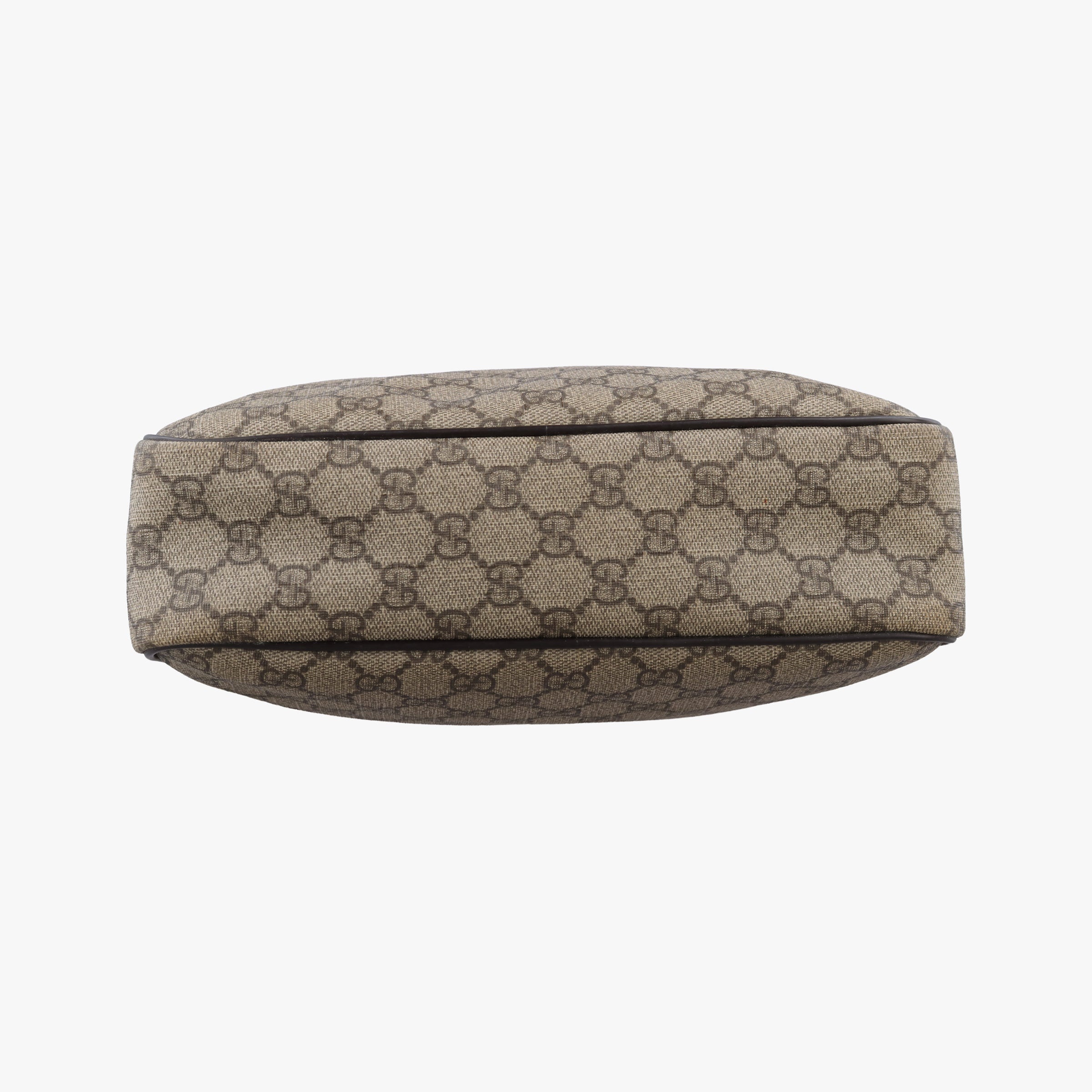 Pre-owned Gucci GG Supreme Messenger Beige×Brown PVC coated canvas×leather 201443 shoulderbag | stylenewstar