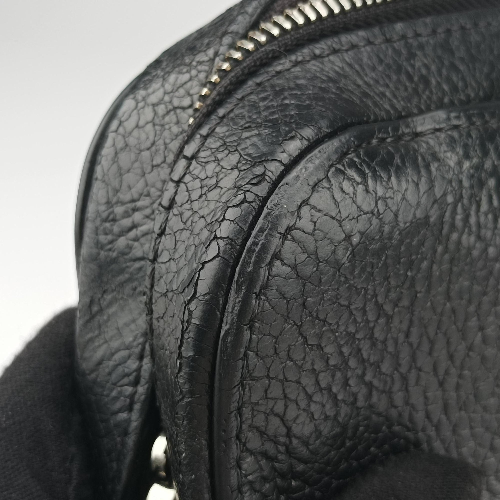 Pre-owned Louis Vuitton ARMAND Briefcase PM Noir Taurillon leather M53488 handbag | stylenewstar