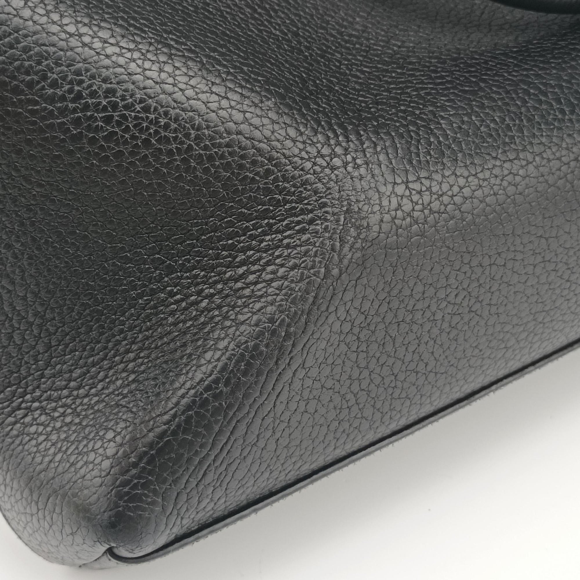 Pre-owned Louis Vuitton ARMAND Briefcase PM Noir Taurillon leather M53488 handbag | stylenewstar