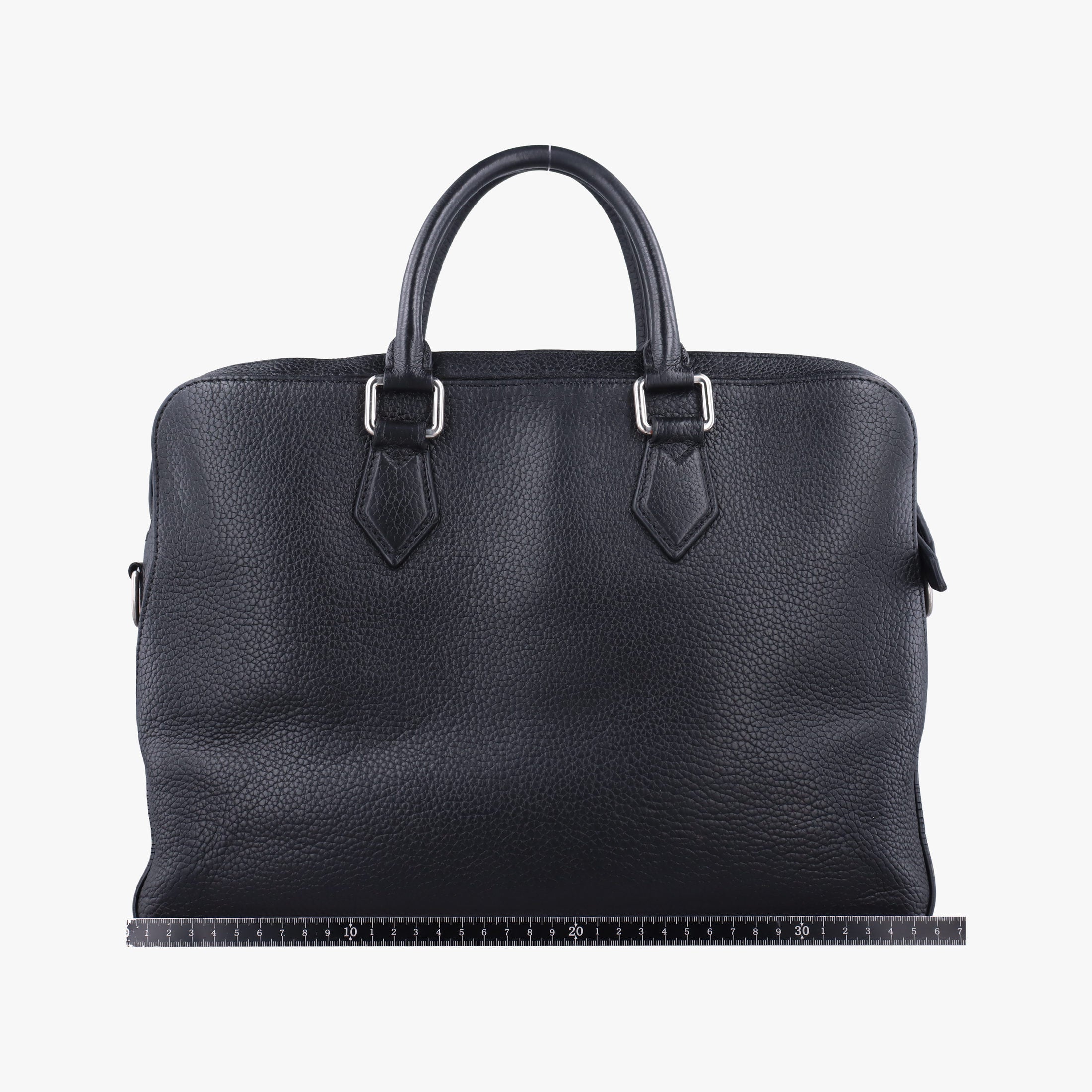 Pre-owned Louis Vuitton ARMAND Briefcase PM Noir Taurillon leather M53488 handbag | stylenewstar