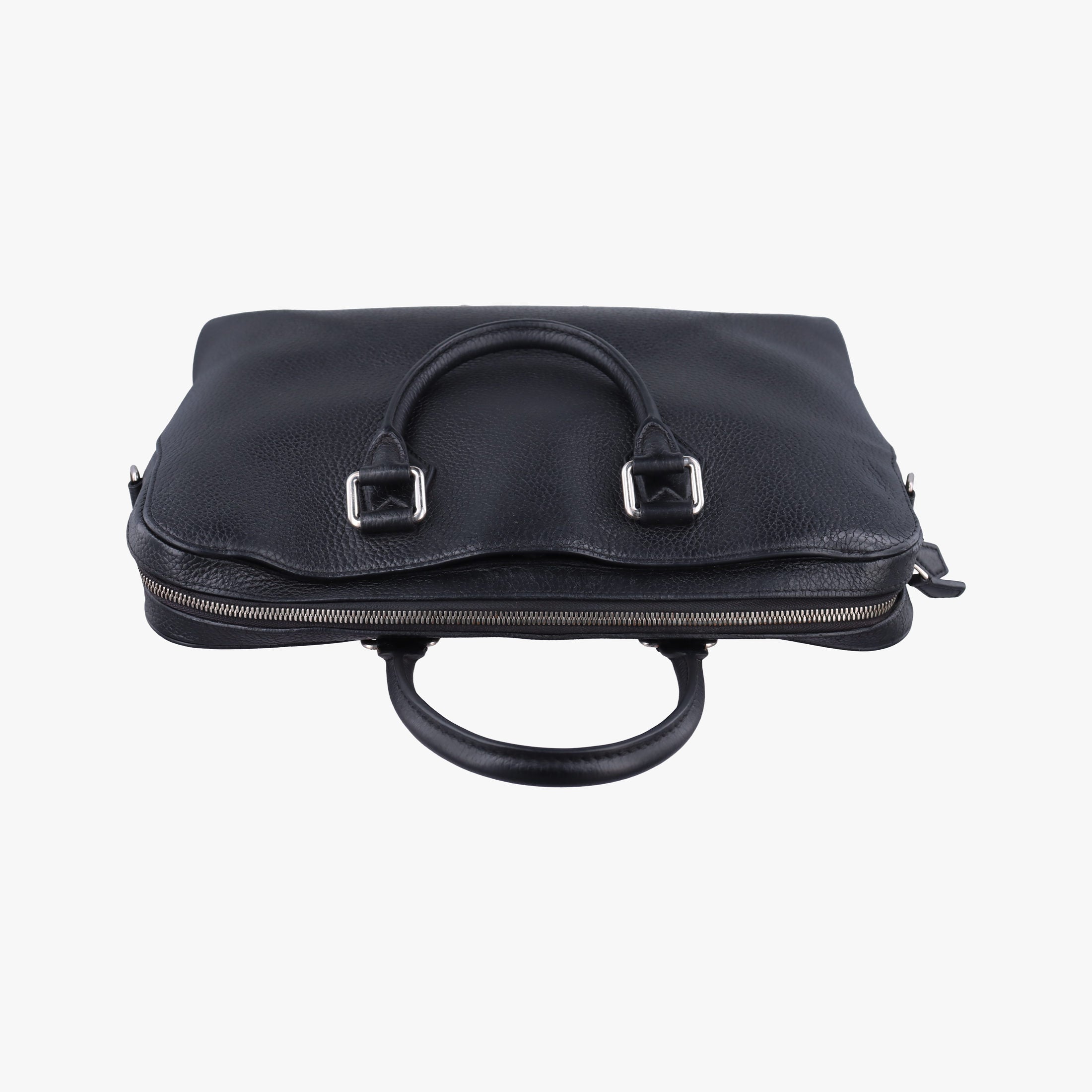 Pre-owned Louis Vuitton ARMAND Briefcase PM Noir Taurillon leather M53488 handbag | stylenewstar