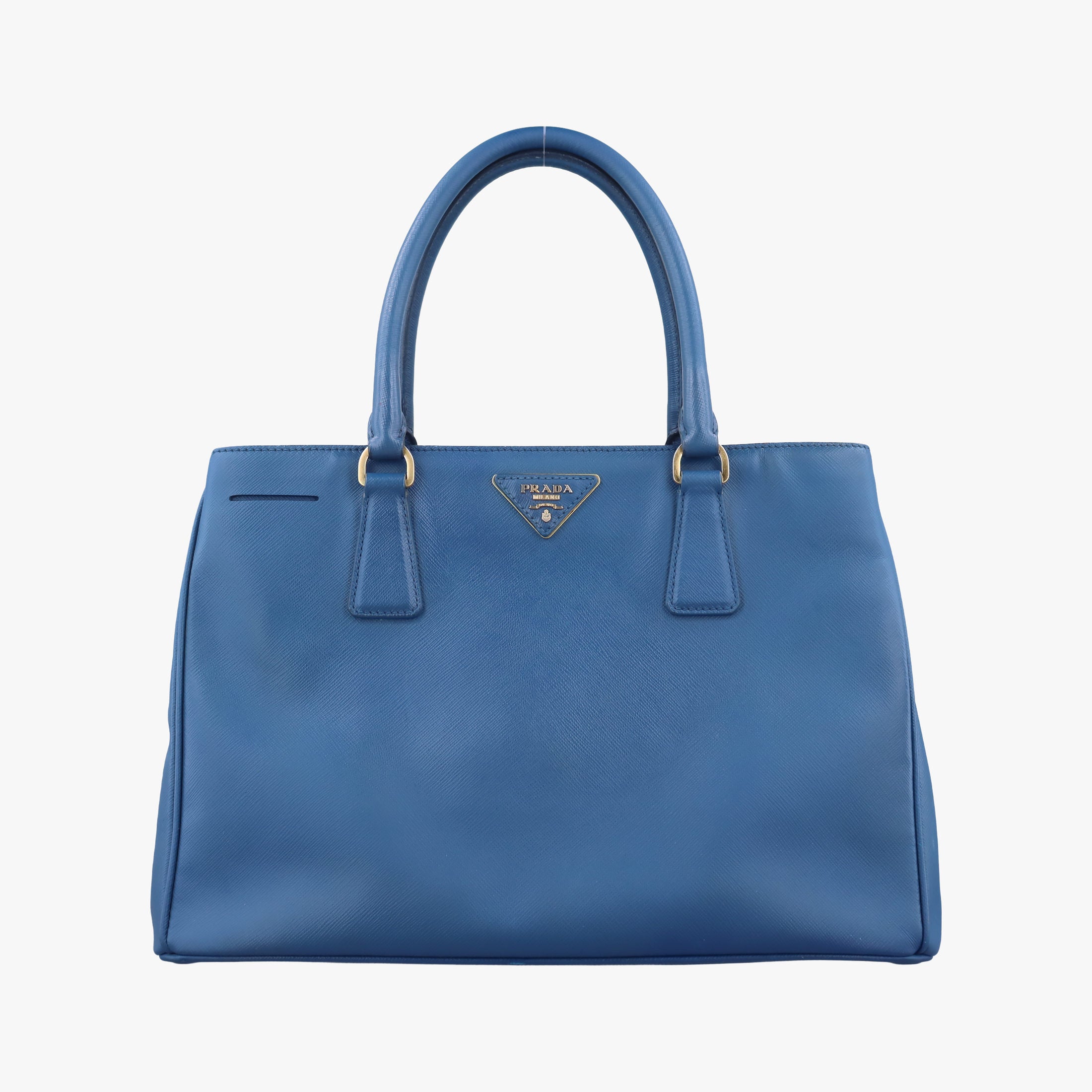 Secondhand Prada Galleria Blue SAFFIANO Leather BN2274 handbag | stylenewstar