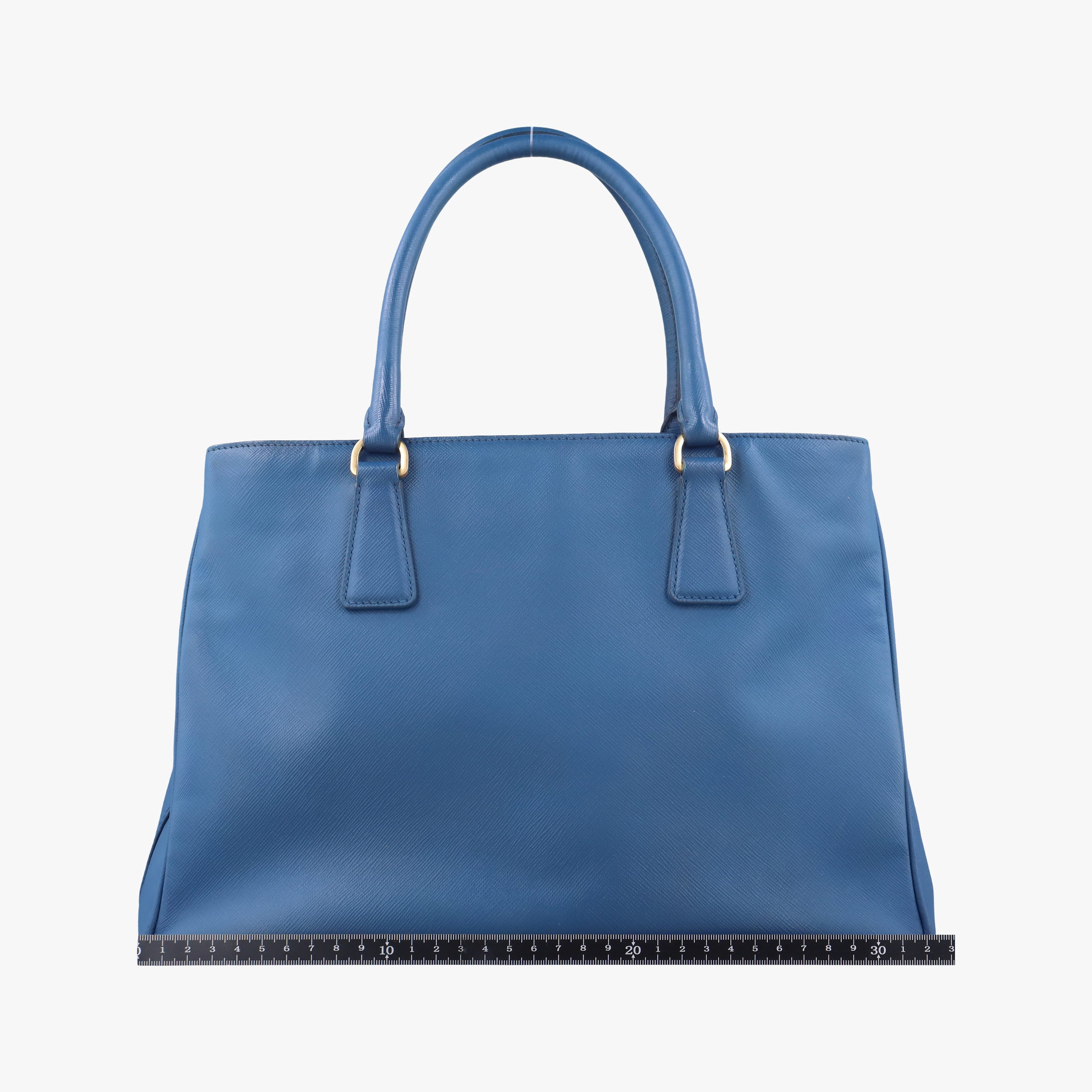 Secondhand Prada Galleria Blue SAFFIANO Leather BN2274 handbag | stylenewstar