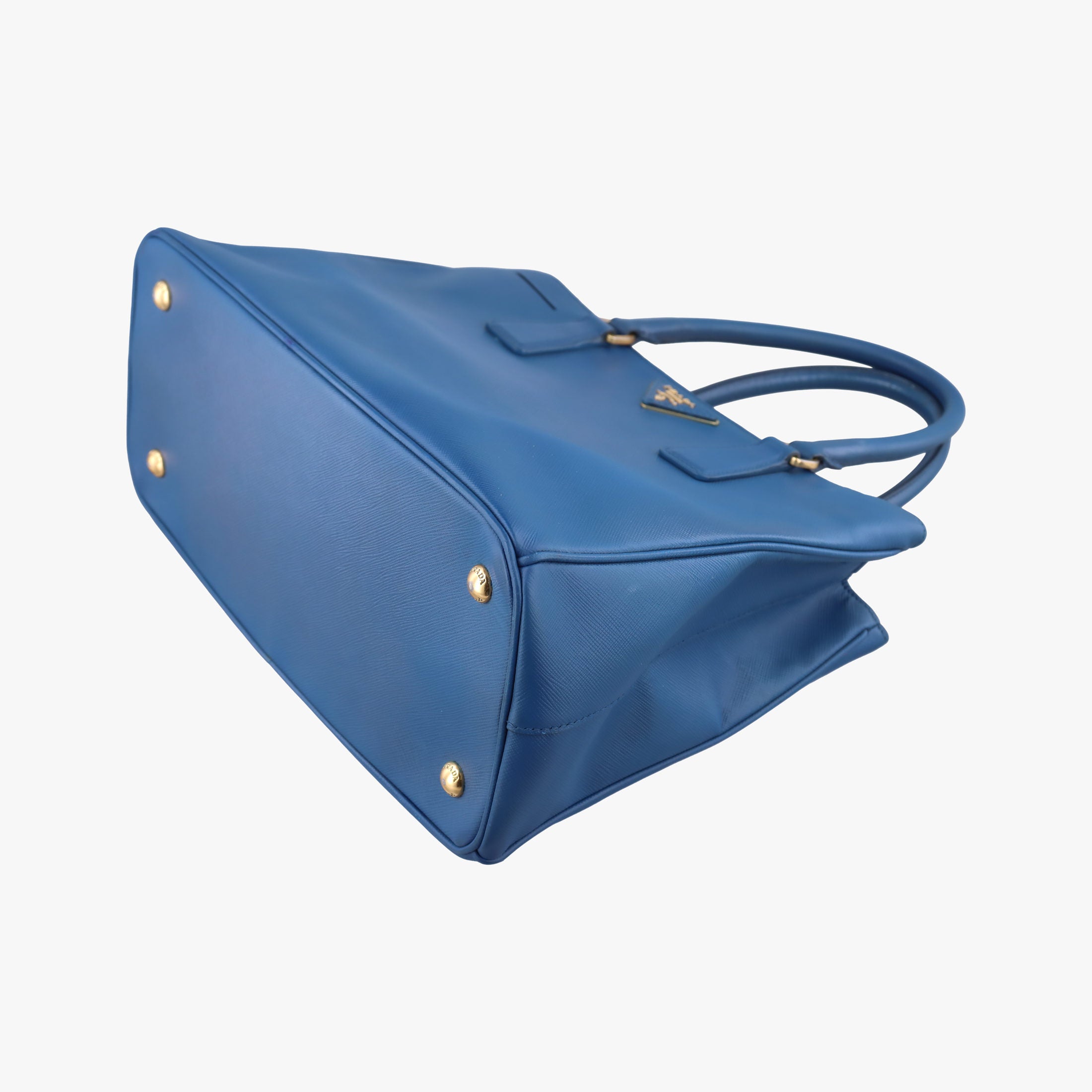 Secondhand Prada Galleria Blue SAFFIANO Leather BN2274 handbag | stylenewstar