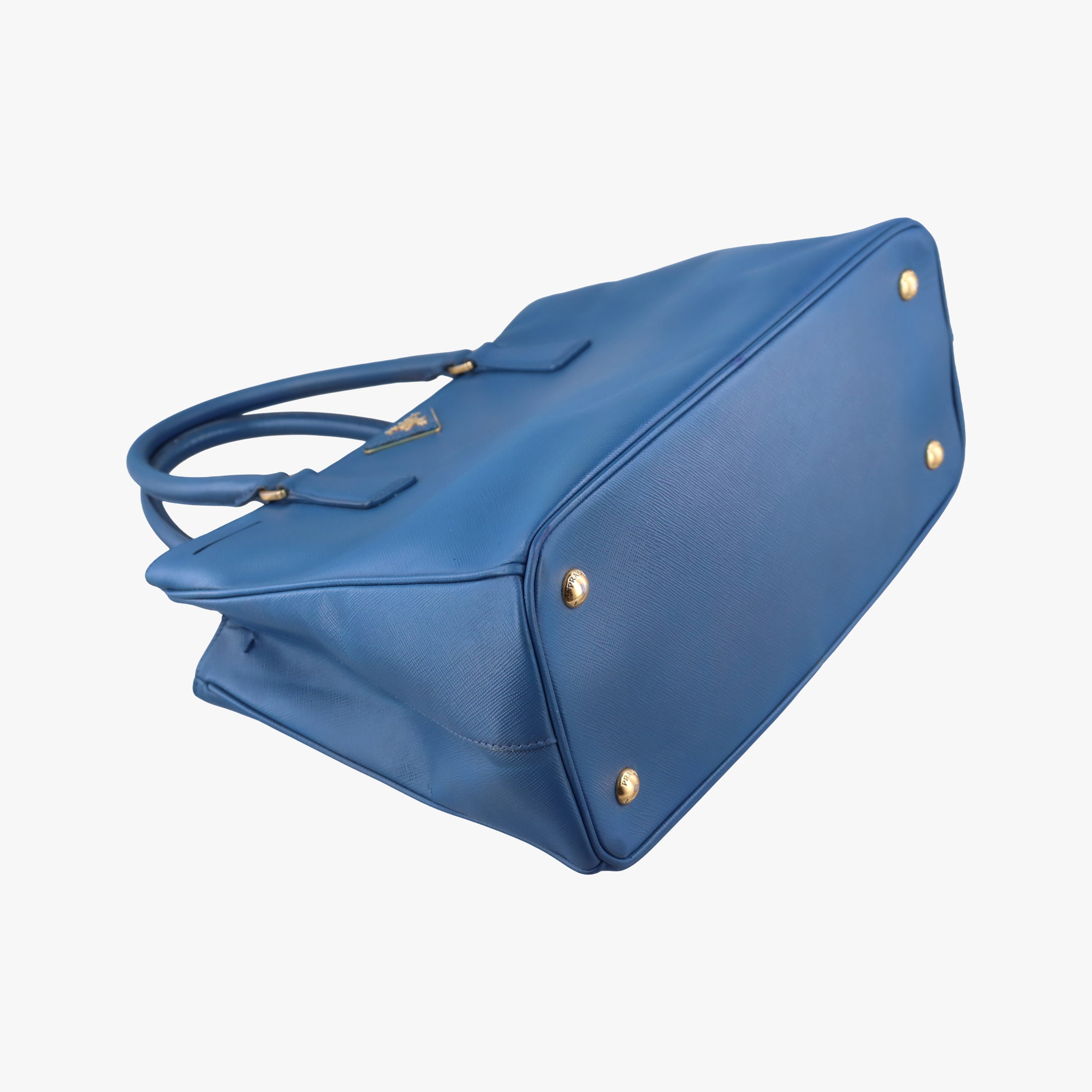Secondhand Prada Galleria Blue SAFFIANO Leather BN2274 handbag | stylenewstar