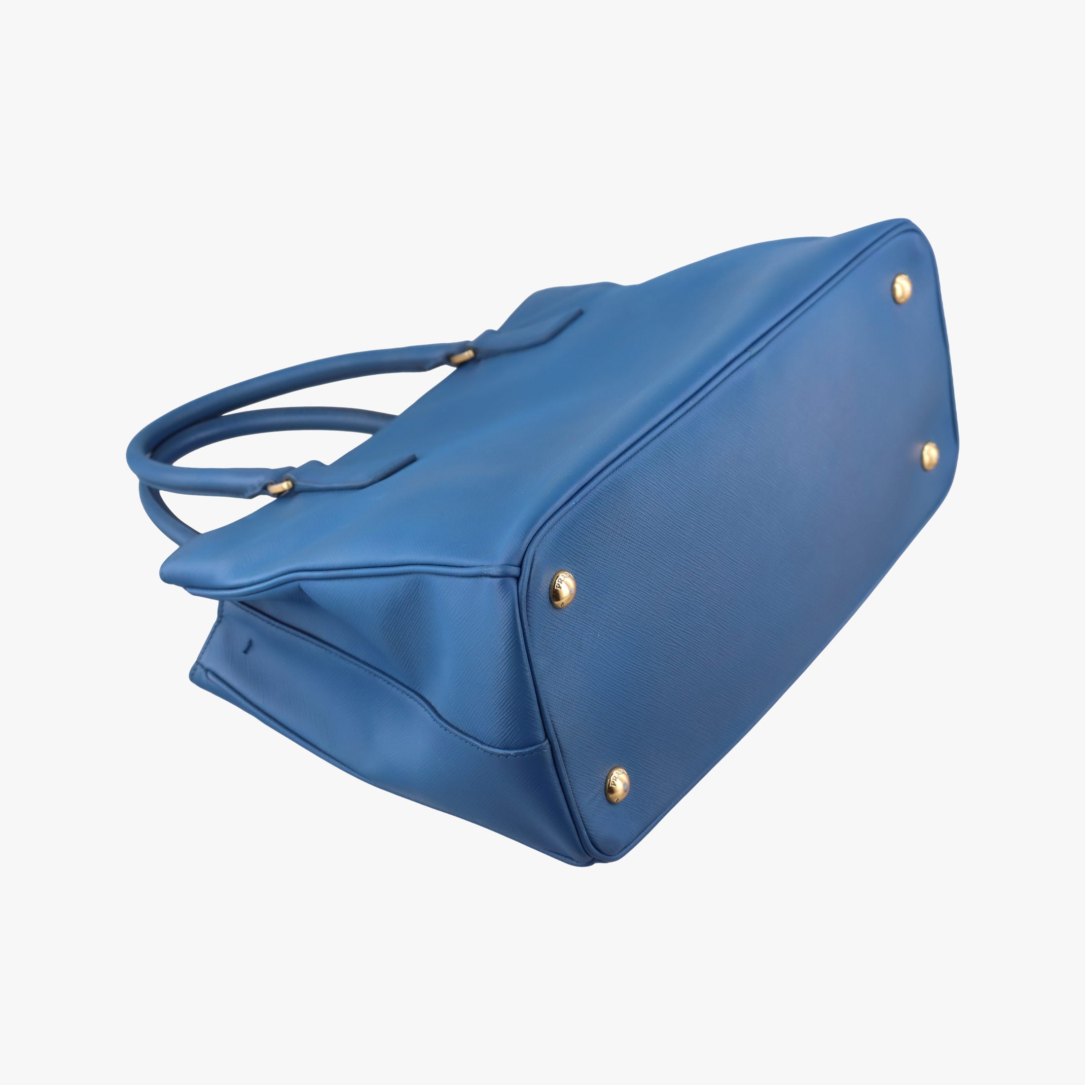 Secondhand Prada Galleria Blue SAFFIANO Leather BN2274 handbag | stylenewstar