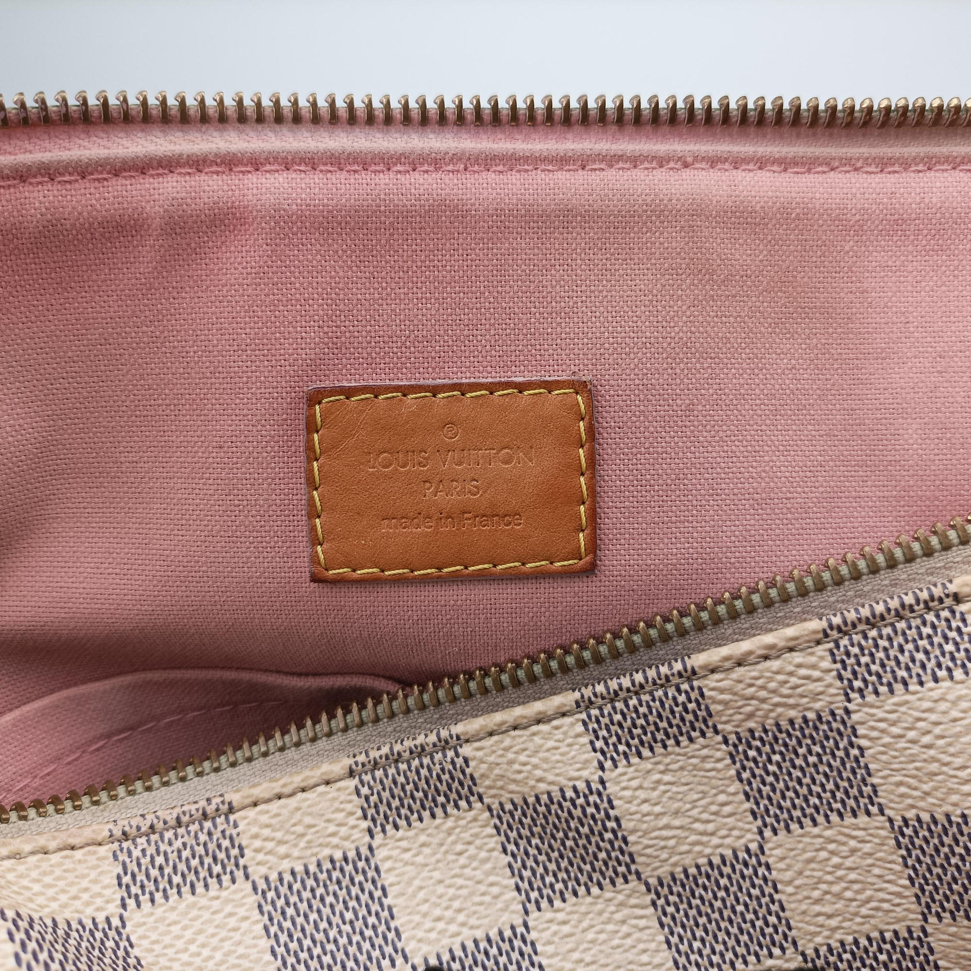 Pre-owned Louis Vuitton IENA MM Azur Damier Canvas N44040 shoulderbag | stylenewstar