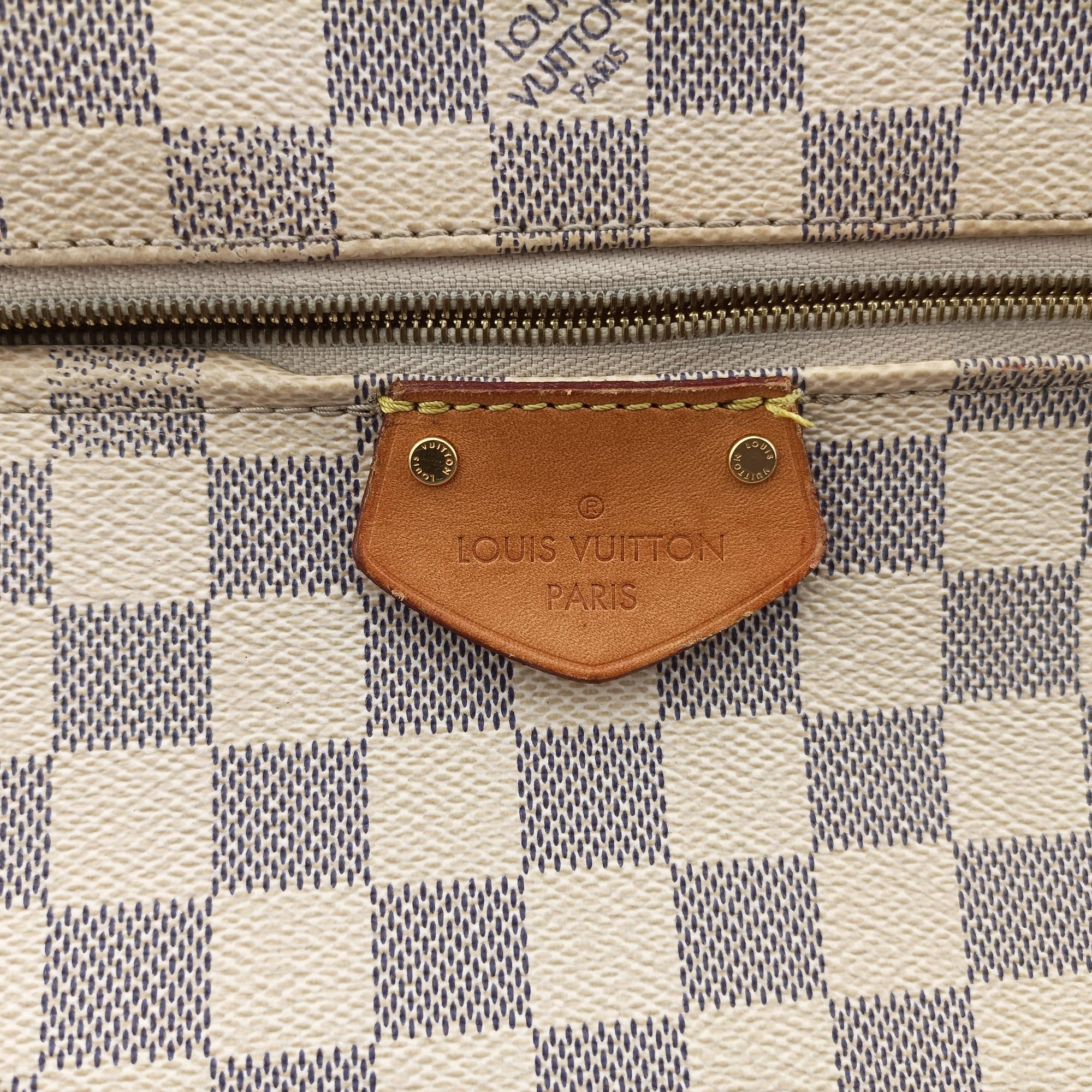Pre-owned Louis Vuitton IENA MM Azur Damier Canvas N44040 shoulderbag | stylenewstar