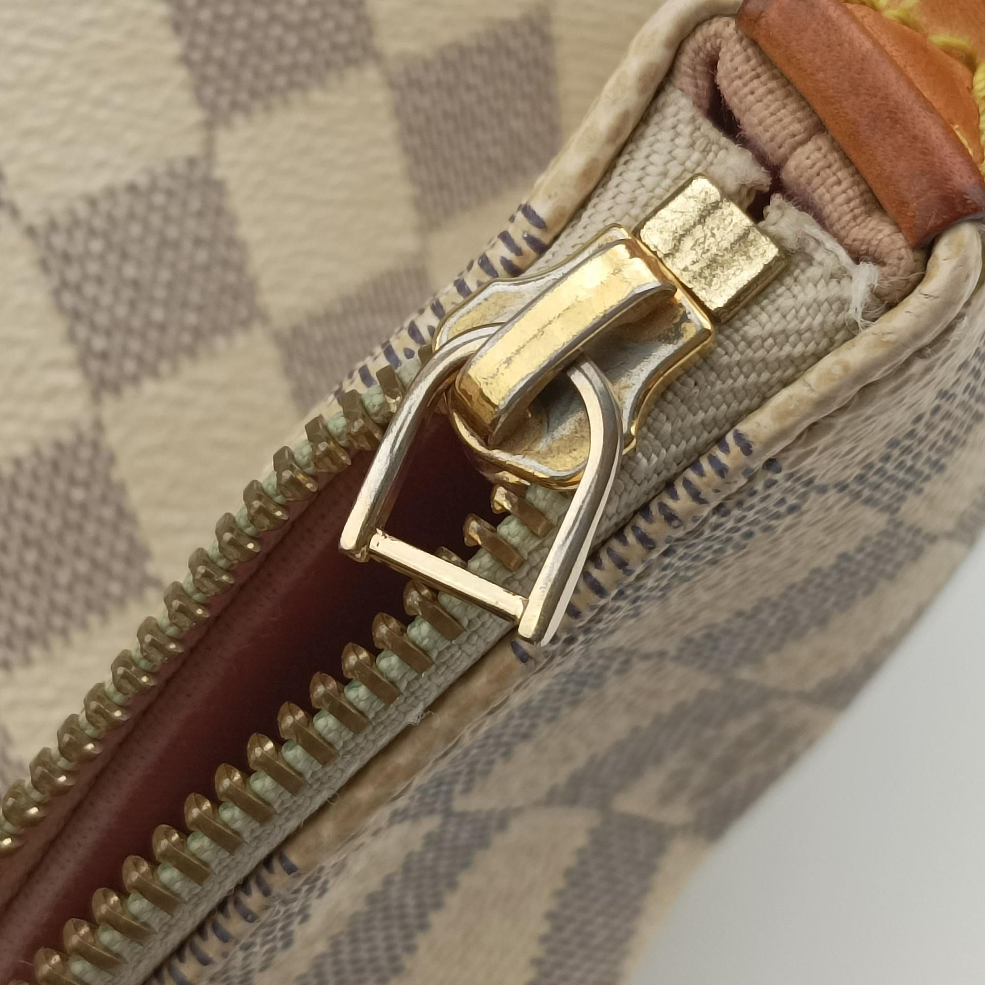 Pre-owned Louis Vuitton IENA MM Azur Damier Canvas N44040 shoulderbag | stylenewstar