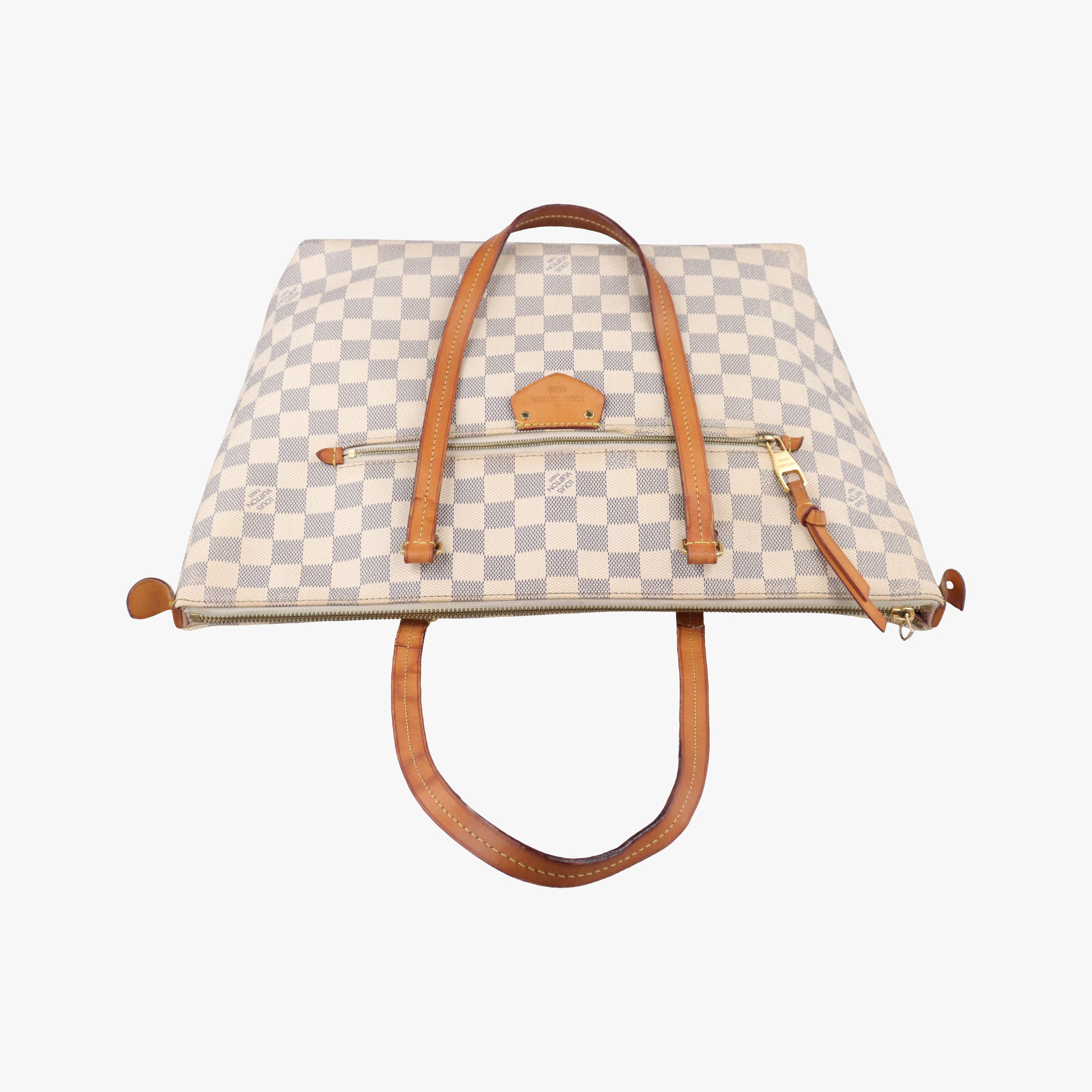 Pre-owned Louis Vuitton IENA MM Azur Damier Canvas N44040 shoulderbag | stylenewstar