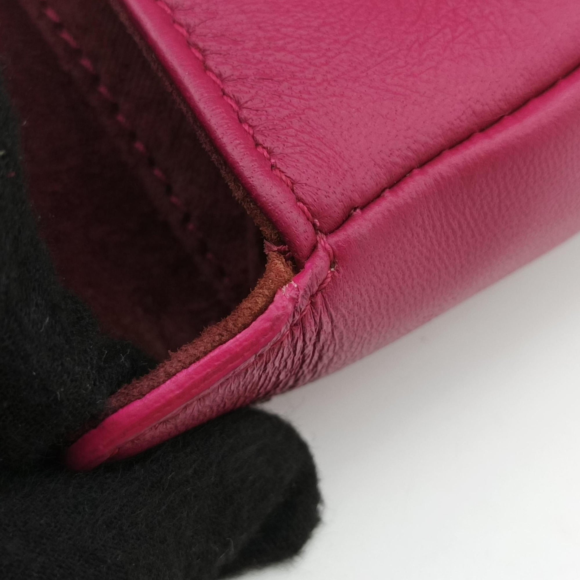 Secondhand Fendi Mini Be Baguette Rose Leather 8M0315 shoulderbag | stylenewstar