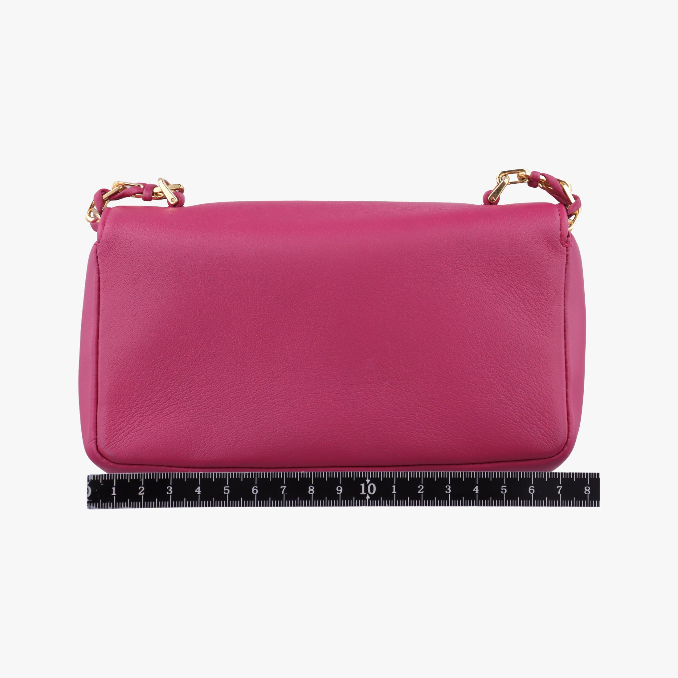 Secondhand Fendi Mini Be Baguette Rose Leather 8M0315 shoulderbag | stylenewstar